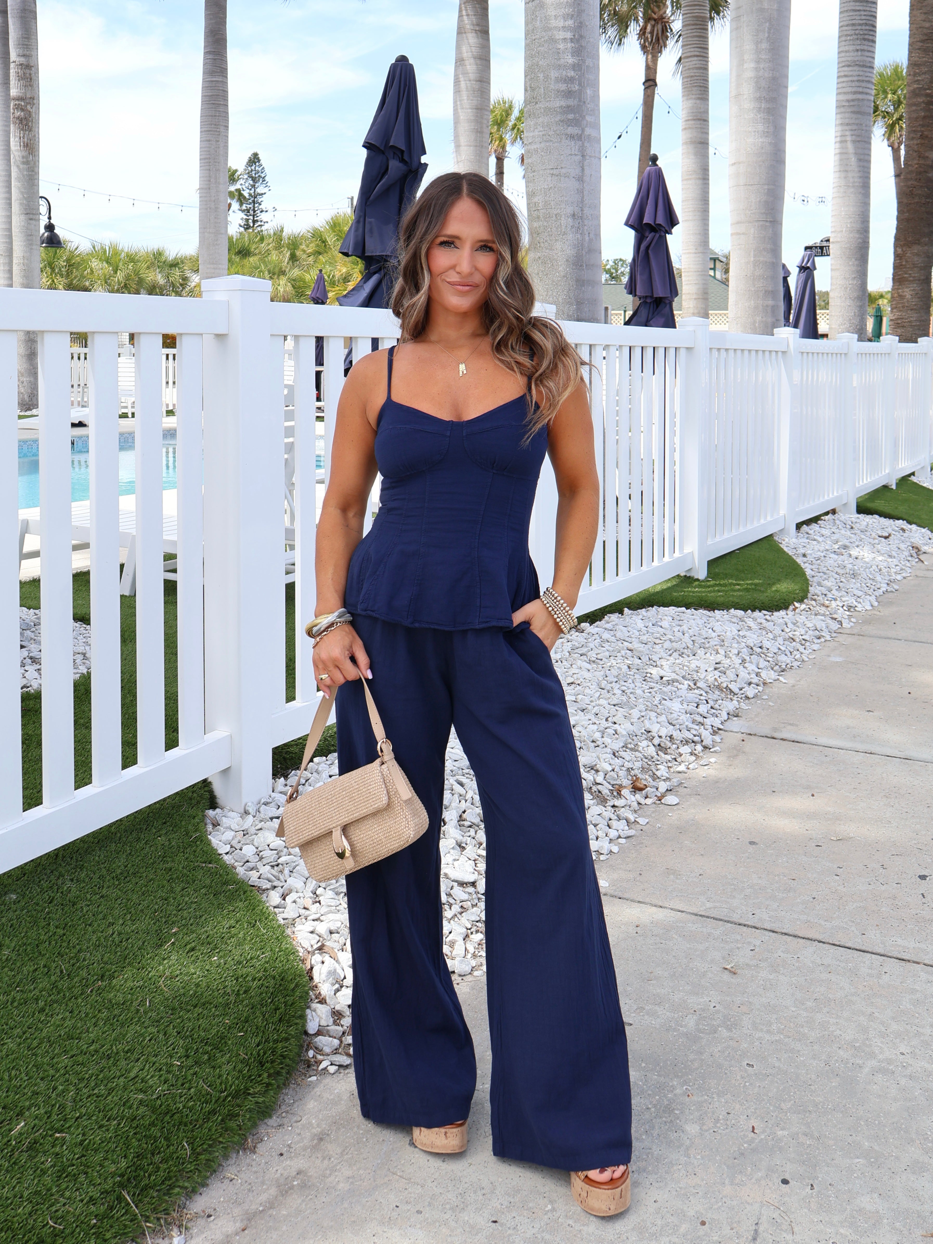 Coastal Muse Pants Midnight