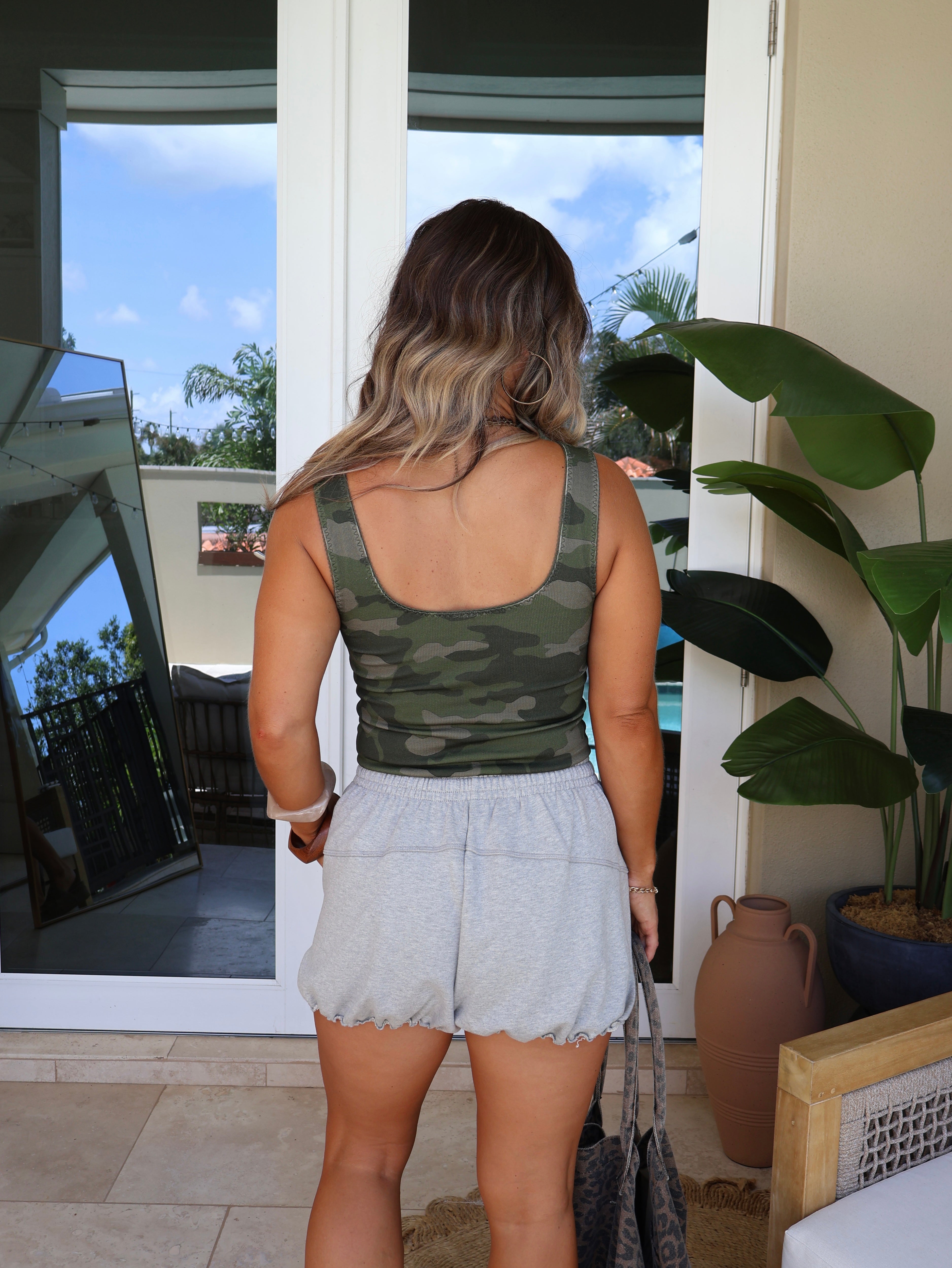 Weekend Plans Bubble Shorts Grey