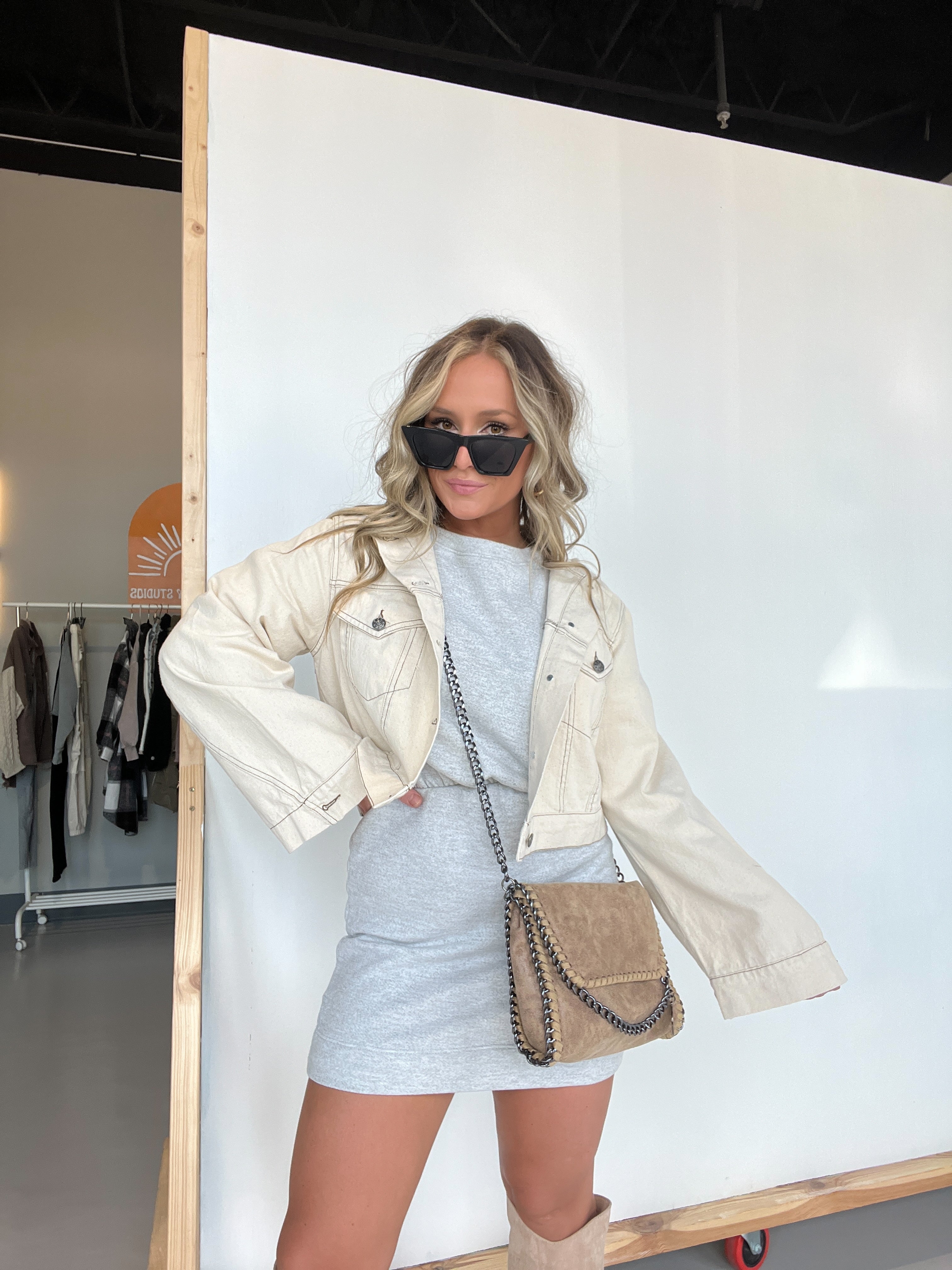 Trixie Sweatshirt Mini Dress