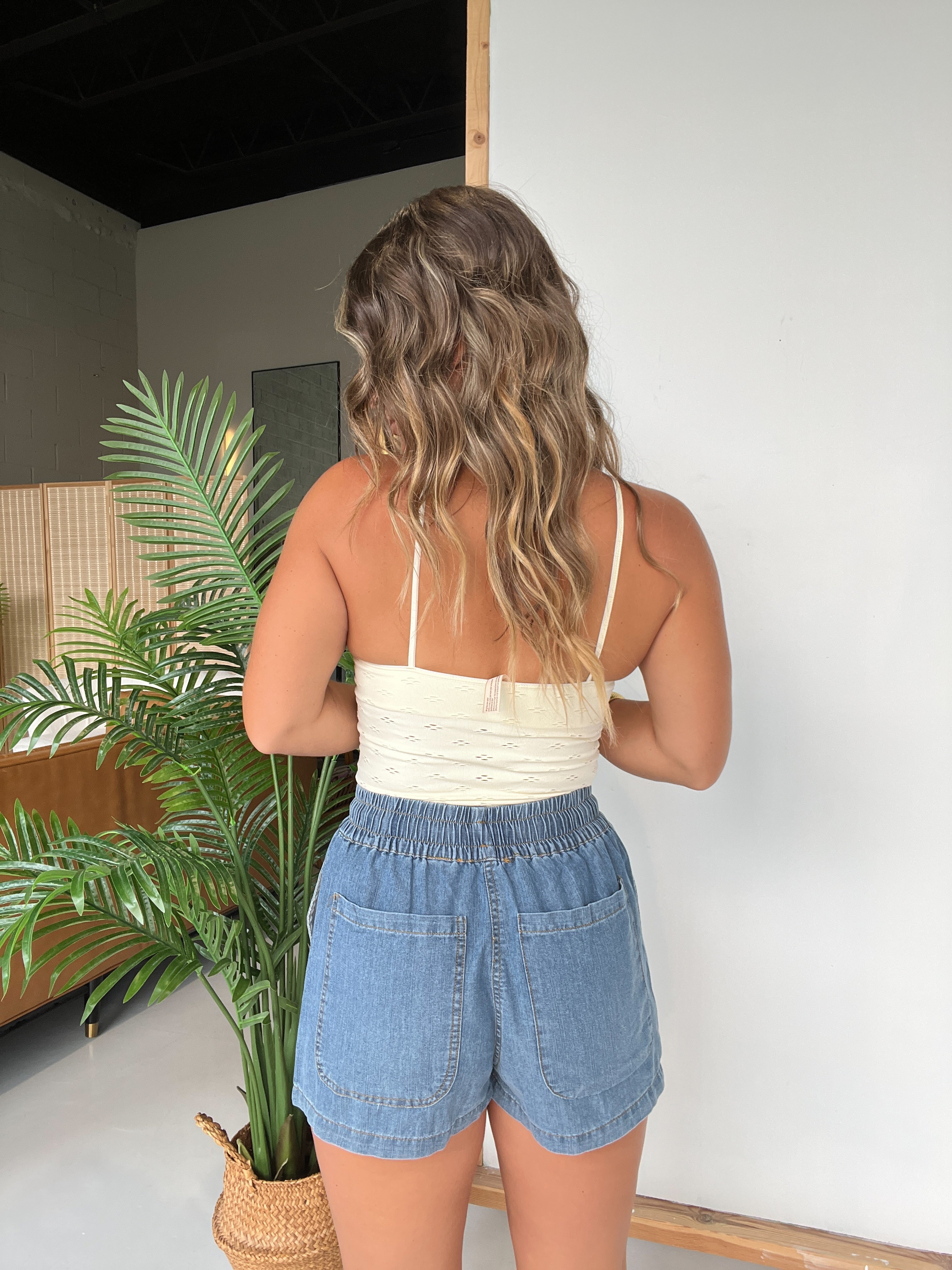 Tilly Casual Skort Washed Denim