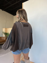 Load image into Gallery viewer, Way You Love Me Dolman Top Charcoal
