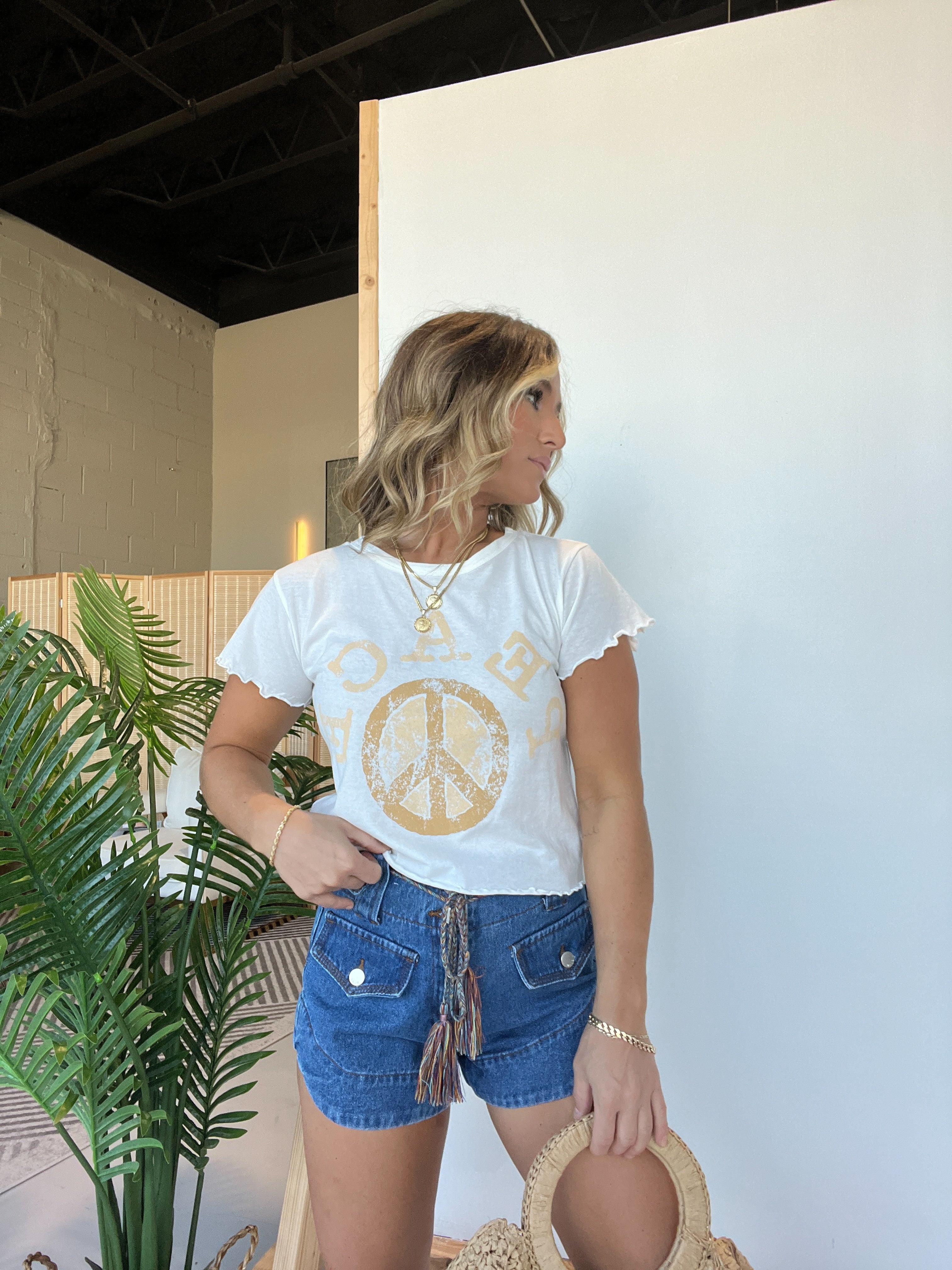 Peace Tee Ivory