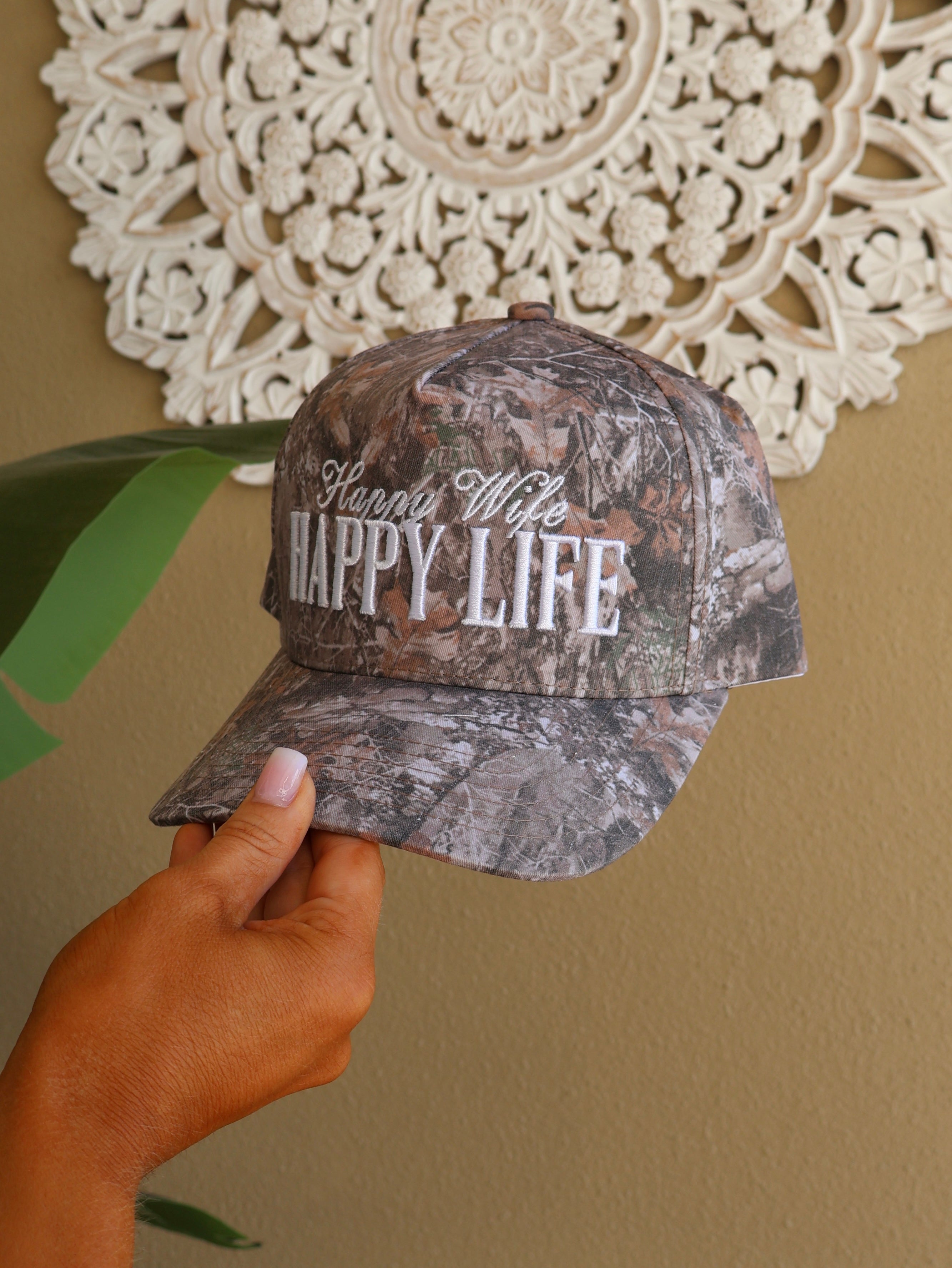 Happy Wife Happy Life Trucker Hat