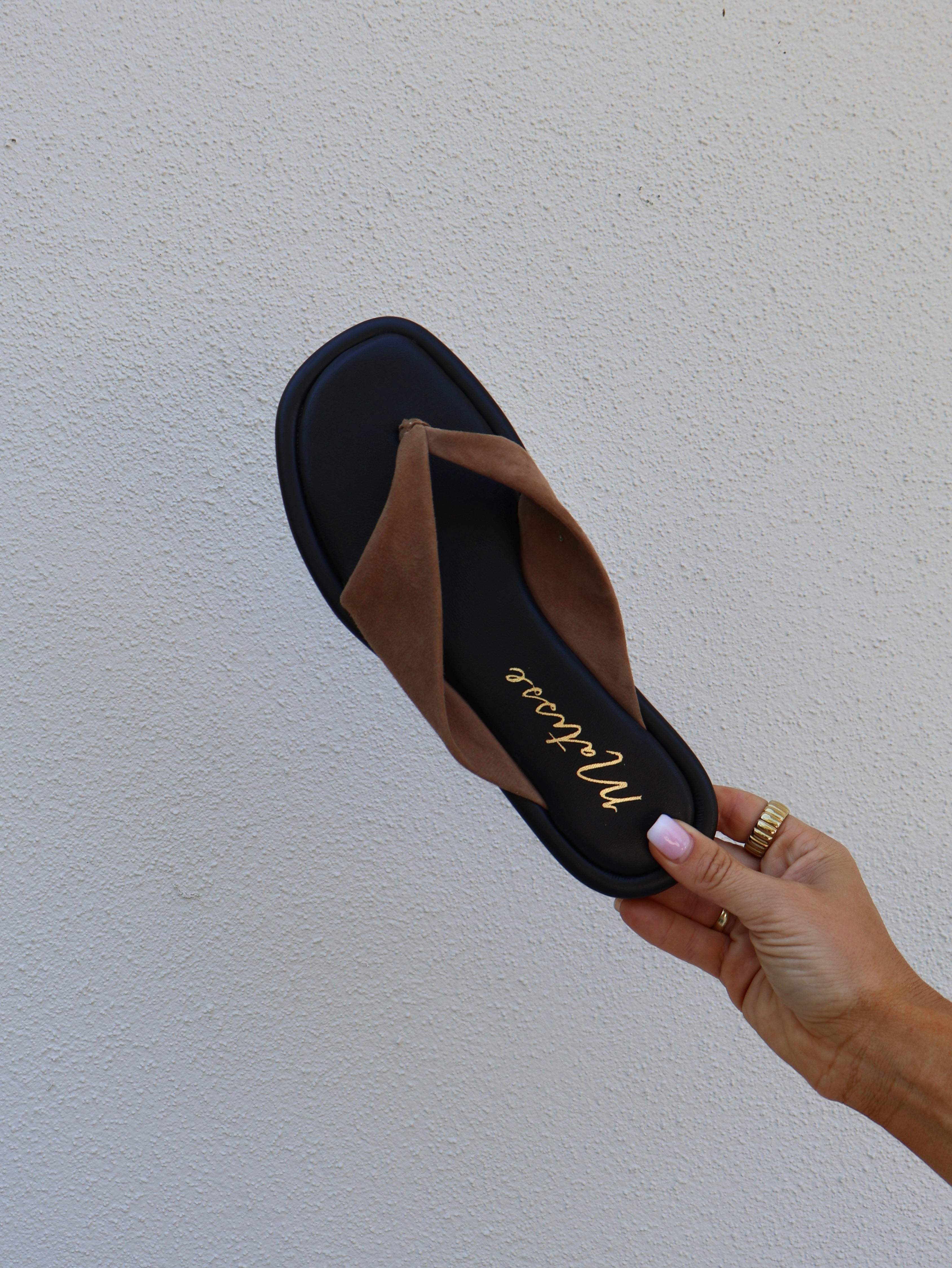 Mirage Suede Sandals Taupe