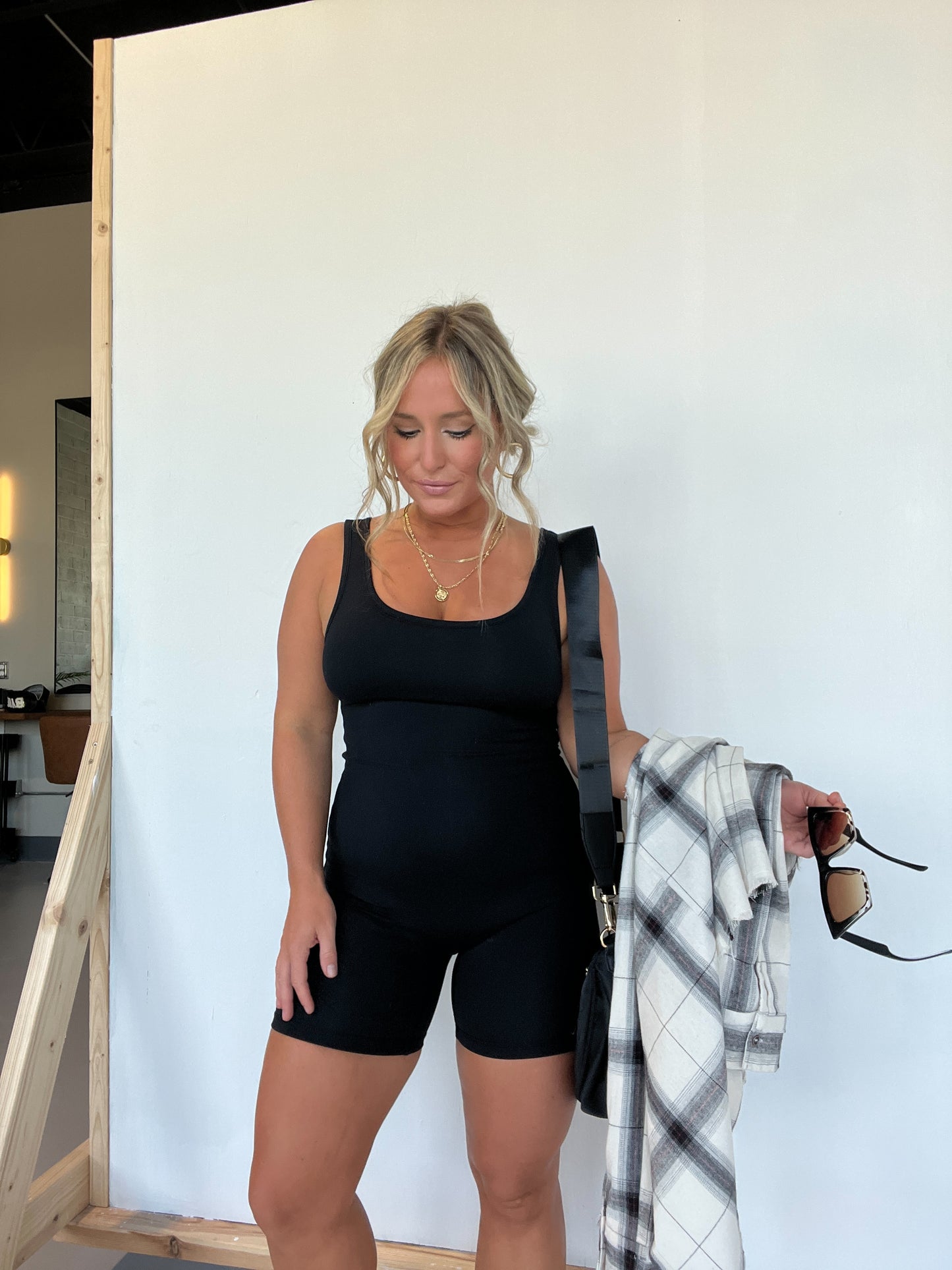 Kendall Athletic Romper Black – Chic by Ally B