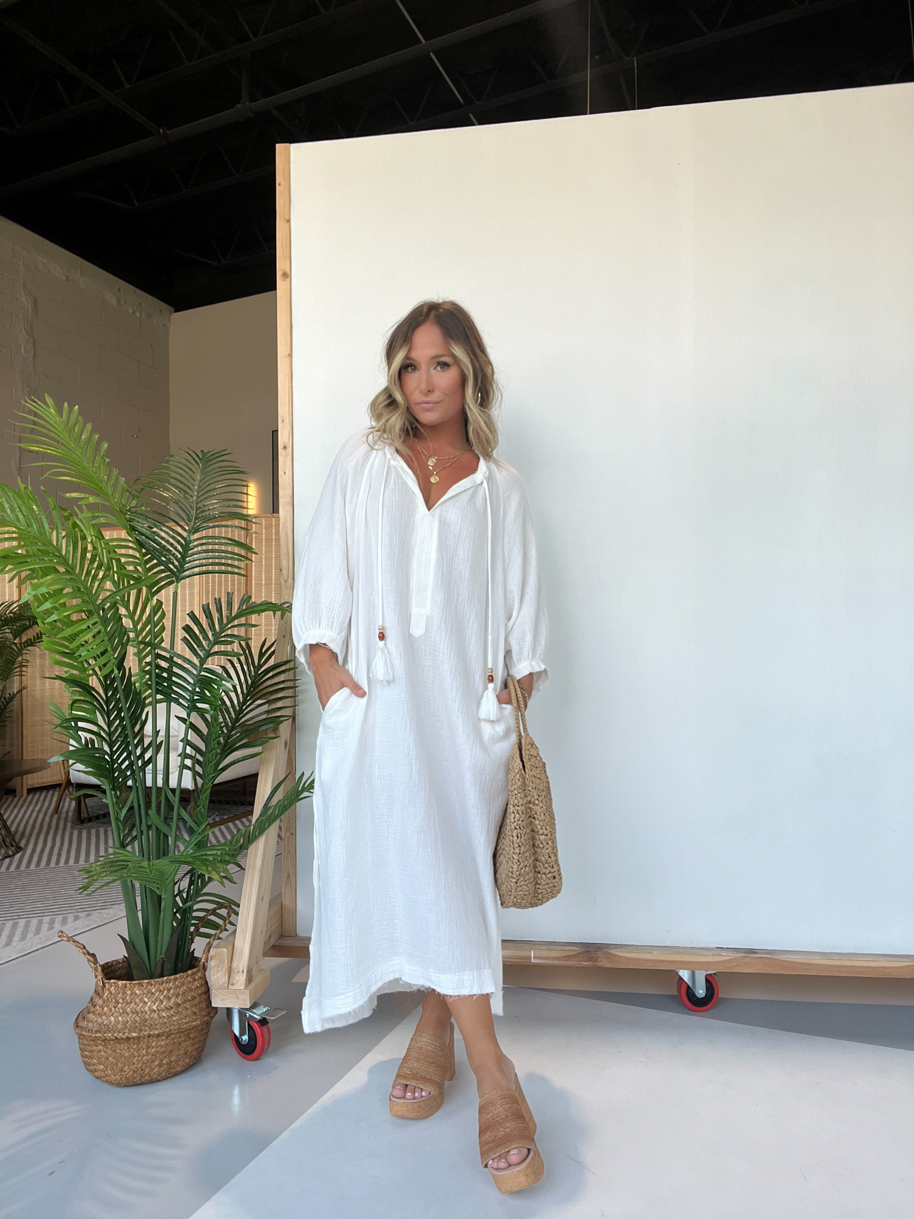 Turks Mumu Off White