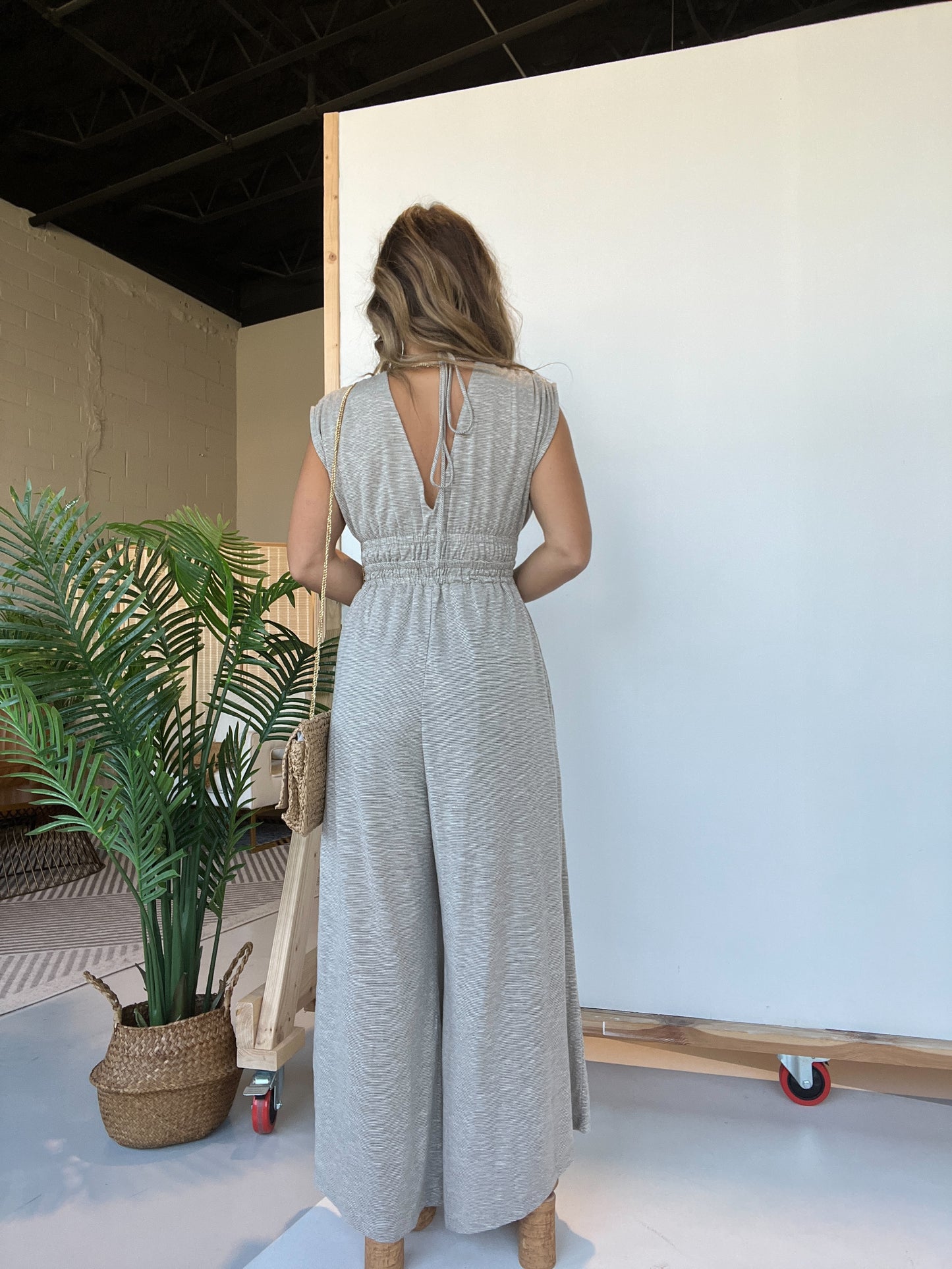 Benson Jumpsuit Grey