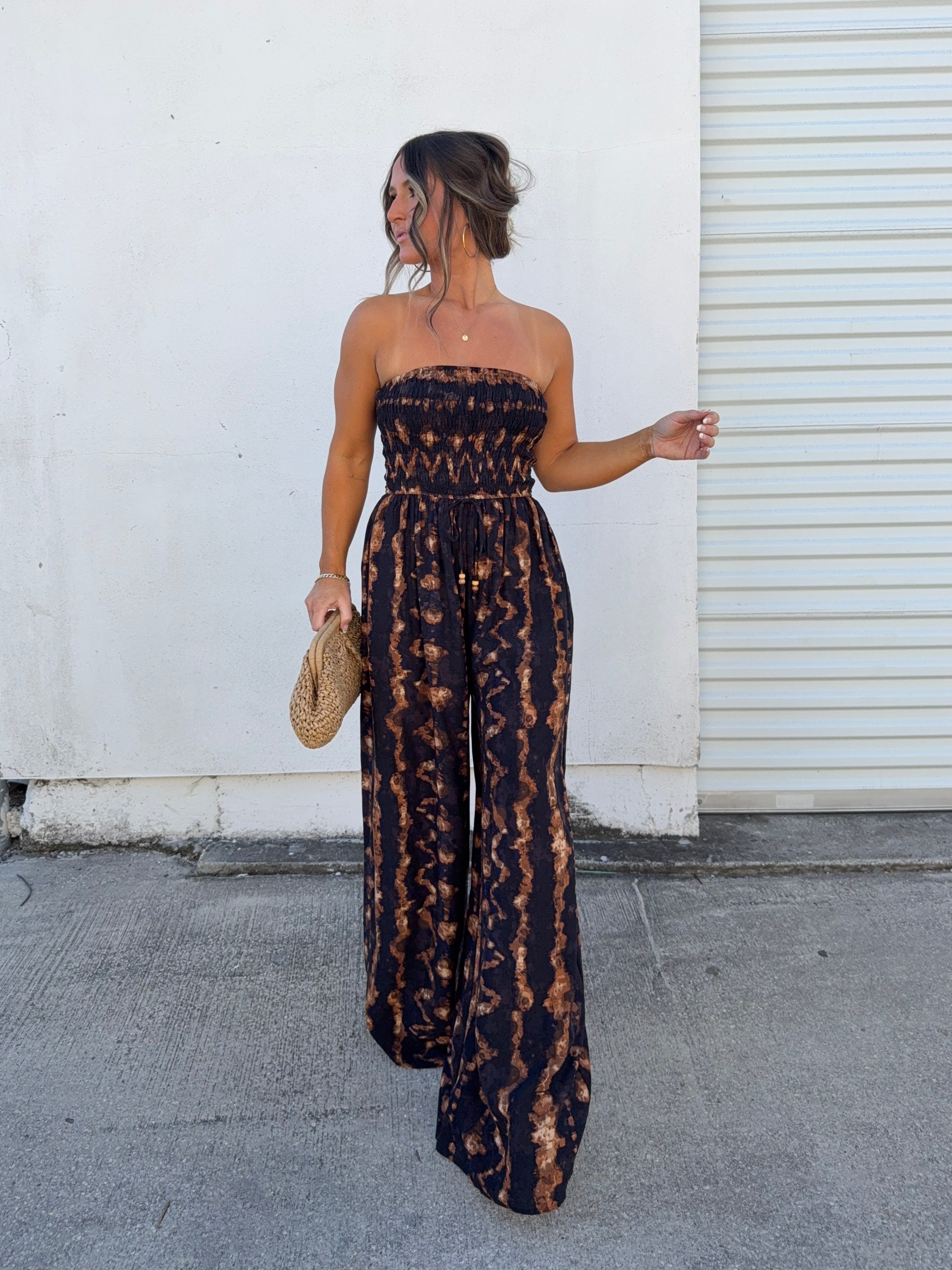 Catch Me Jumpsuit Java Brown