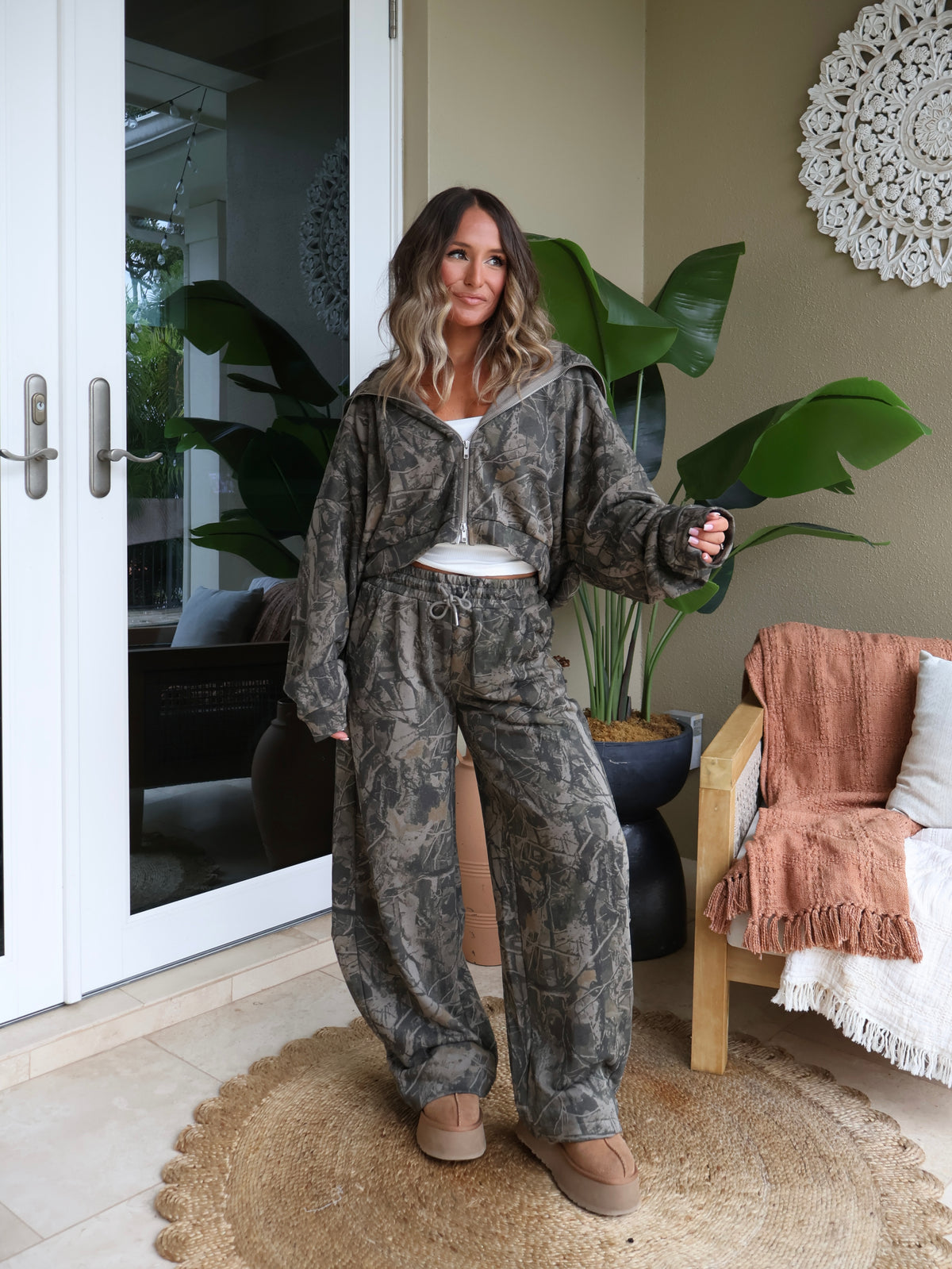 Evergreen Barrel Sweatpants Camo