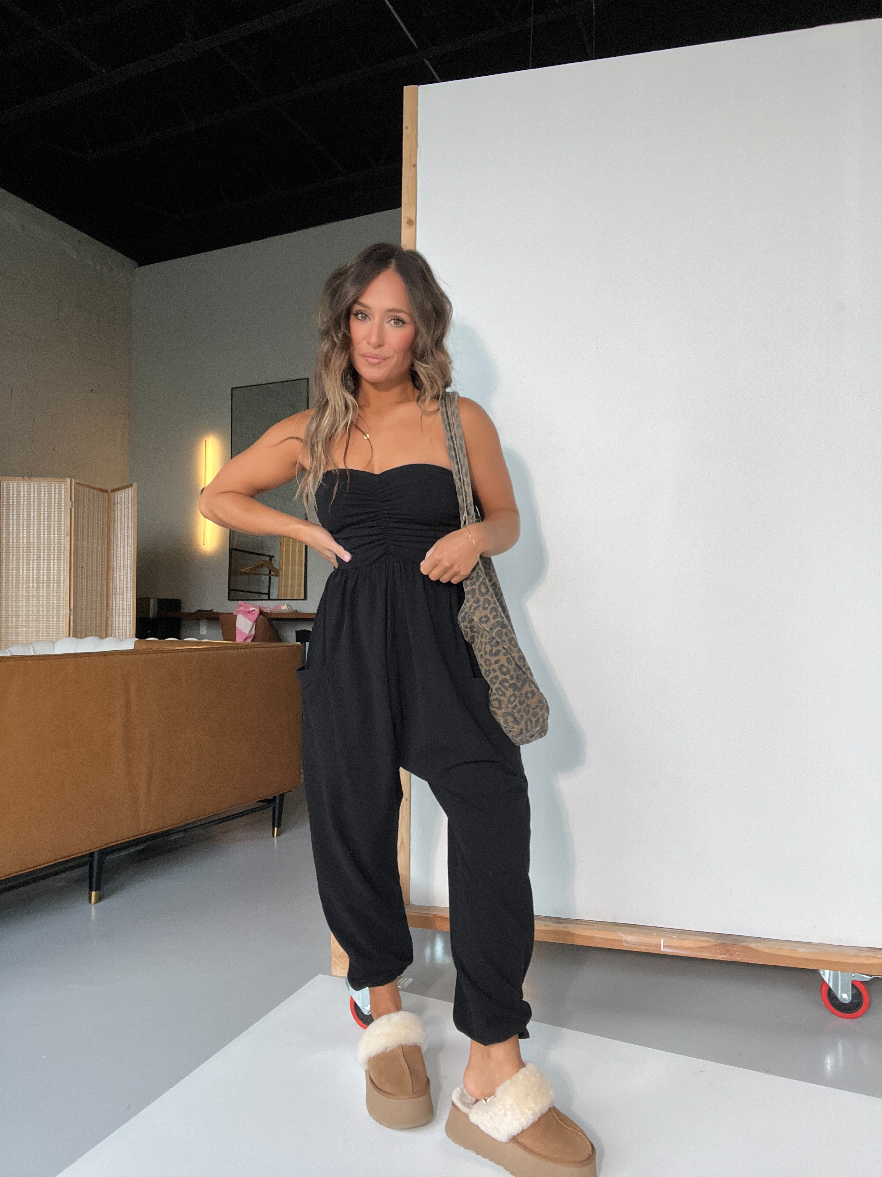 Long Story Short Jumpsuit Black