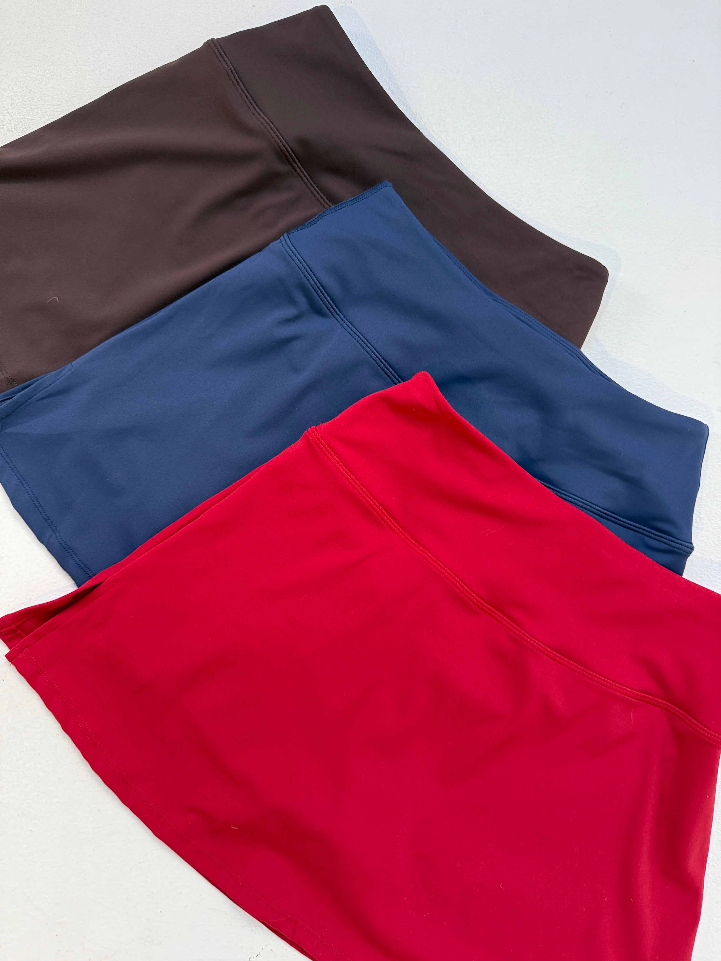 Pickle Ball Date Mini Skort Chocolate