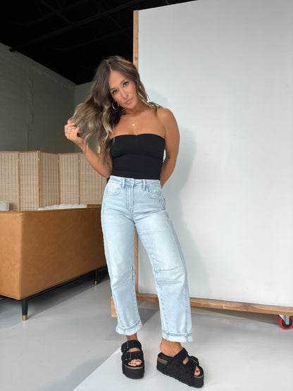 Northern Way High Waisted Barrel Jeans