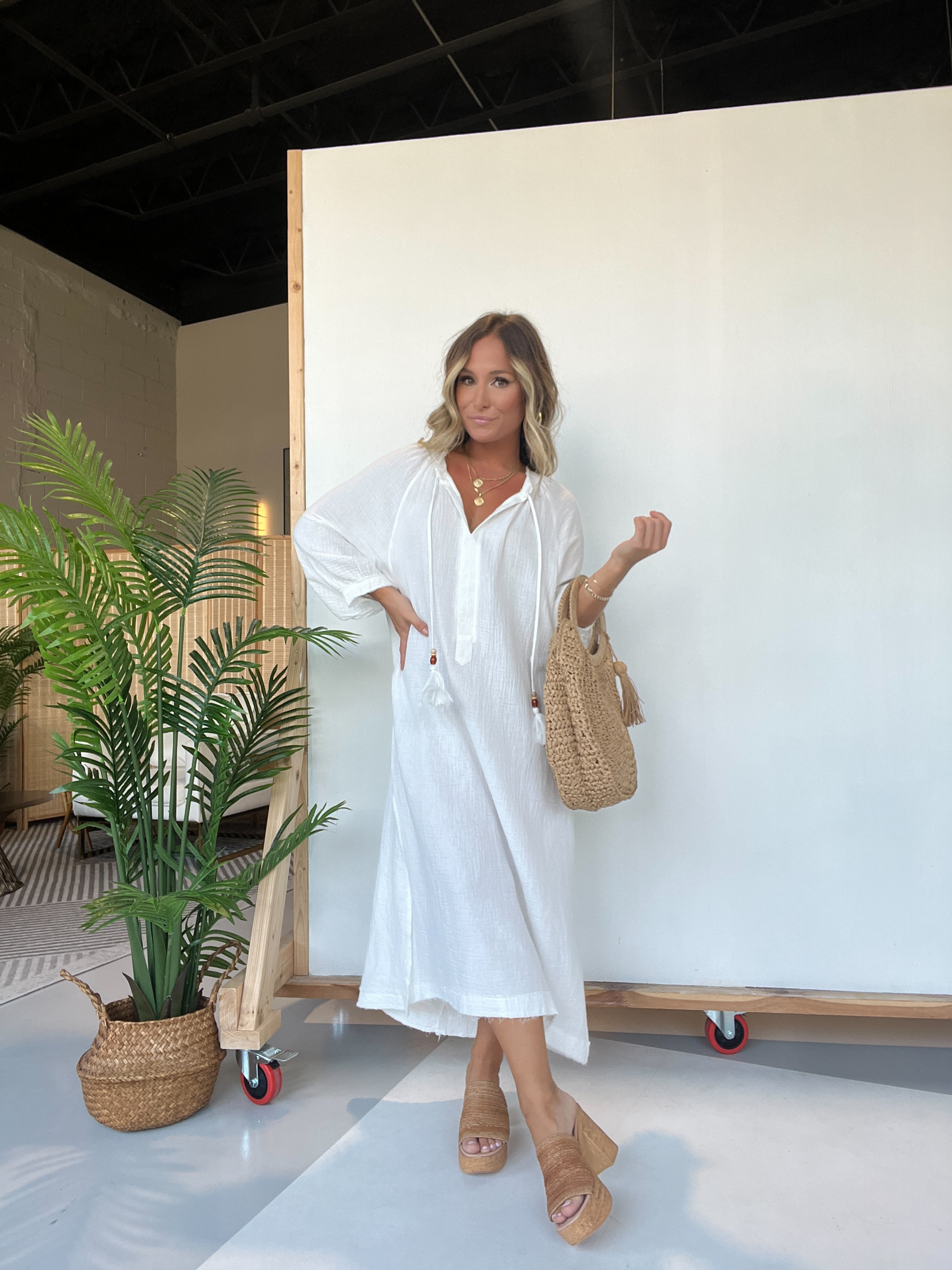 Turks Mumu Off White