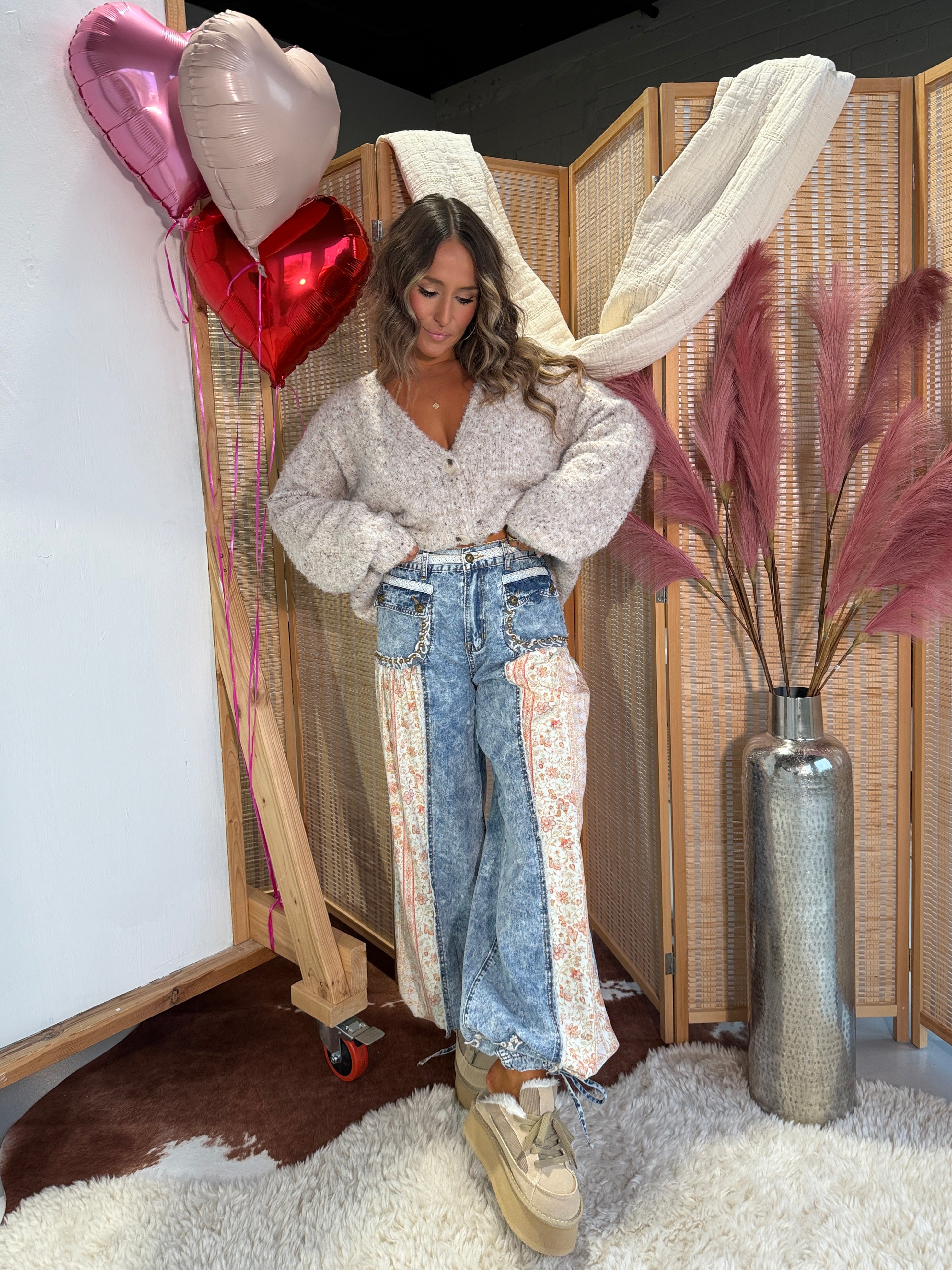 Garden Party Boho Pants Denim