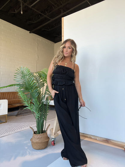 Easy Breezy Beach Pants Black