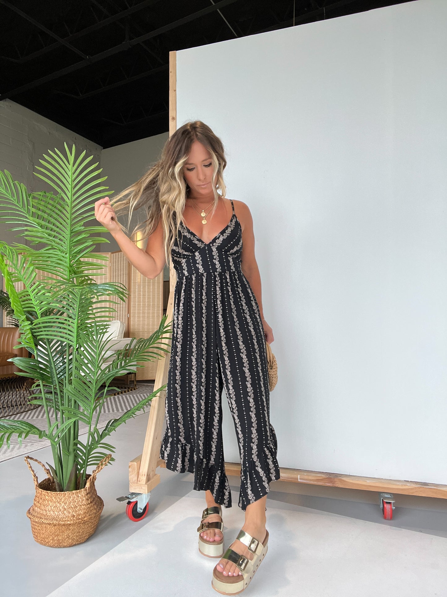 Bohemian Mermaid Jumpsuit Black