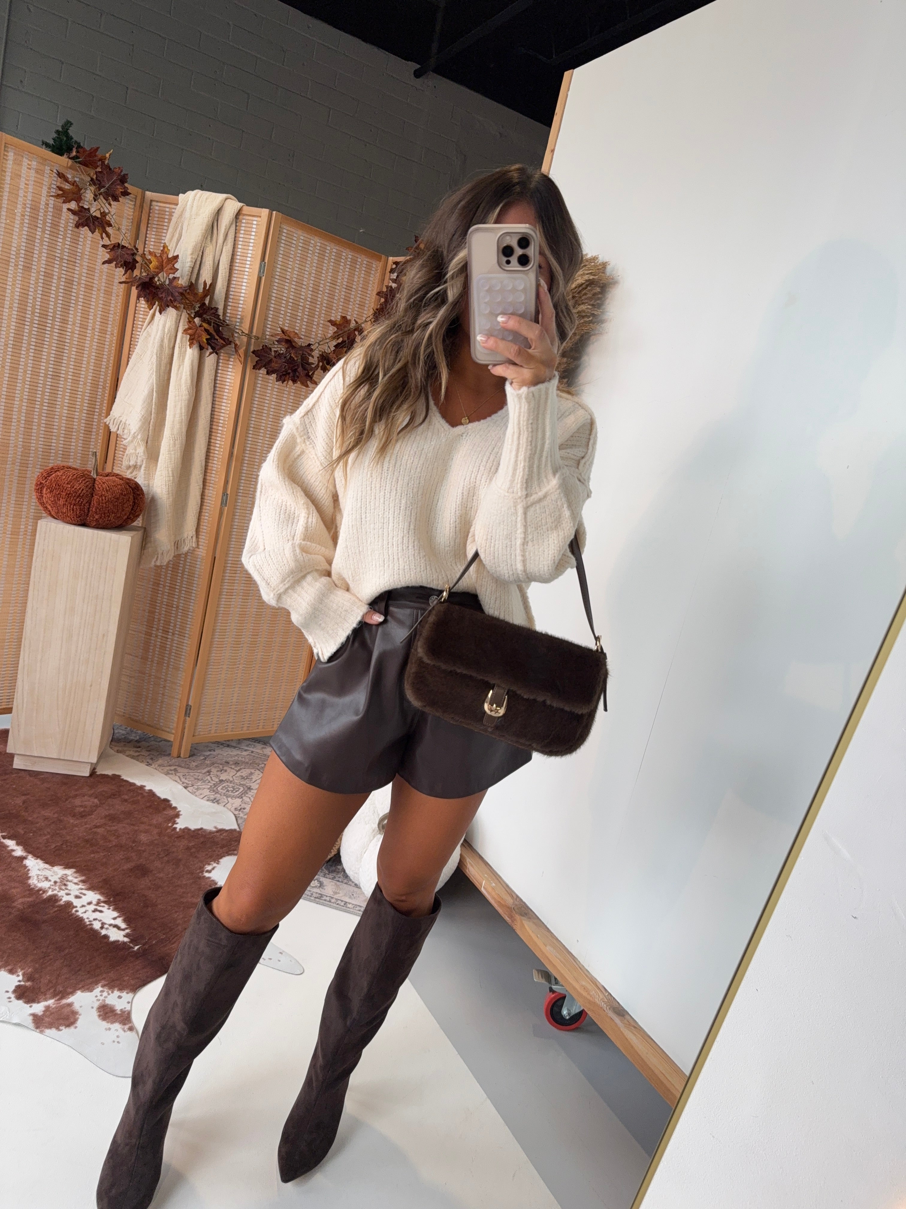 Warmest With You Knit Sweater Ivory