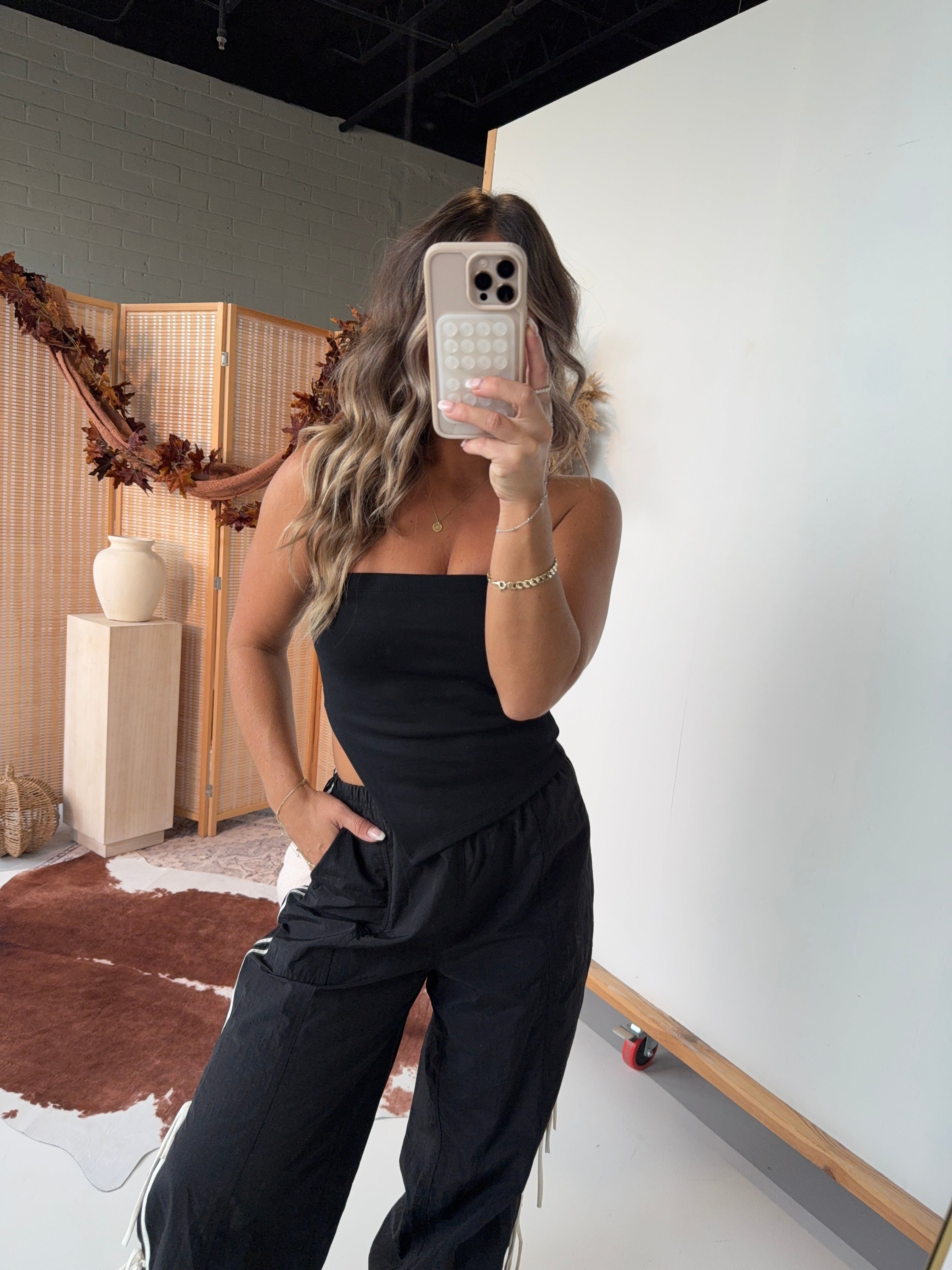 Sunday Funday Tube Top Black