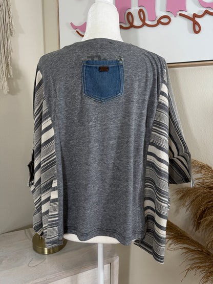 The Who Mix & Match Tee Grey Stripe