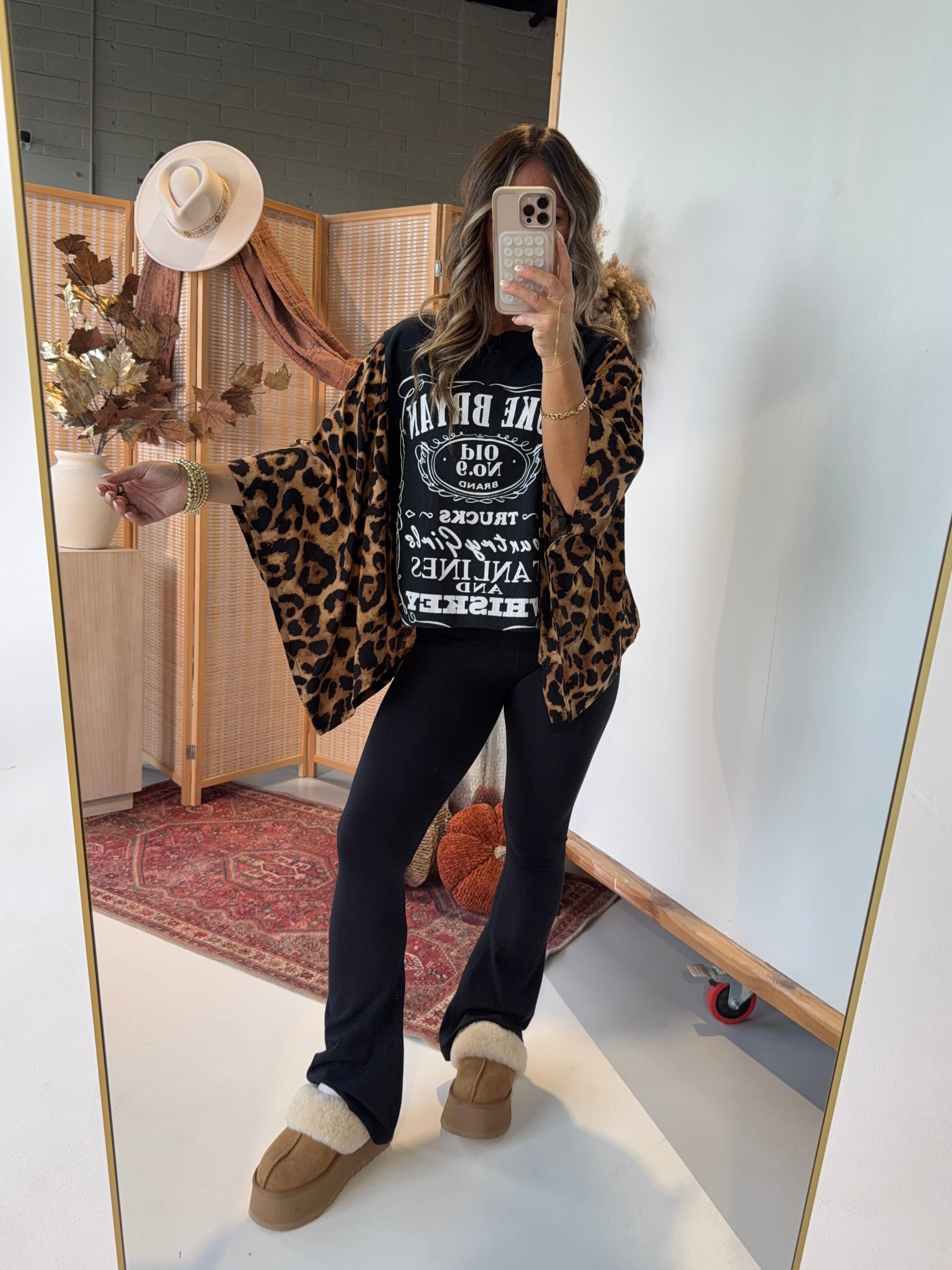 Luke Bryan Mix & Match Tee Black Cheetah