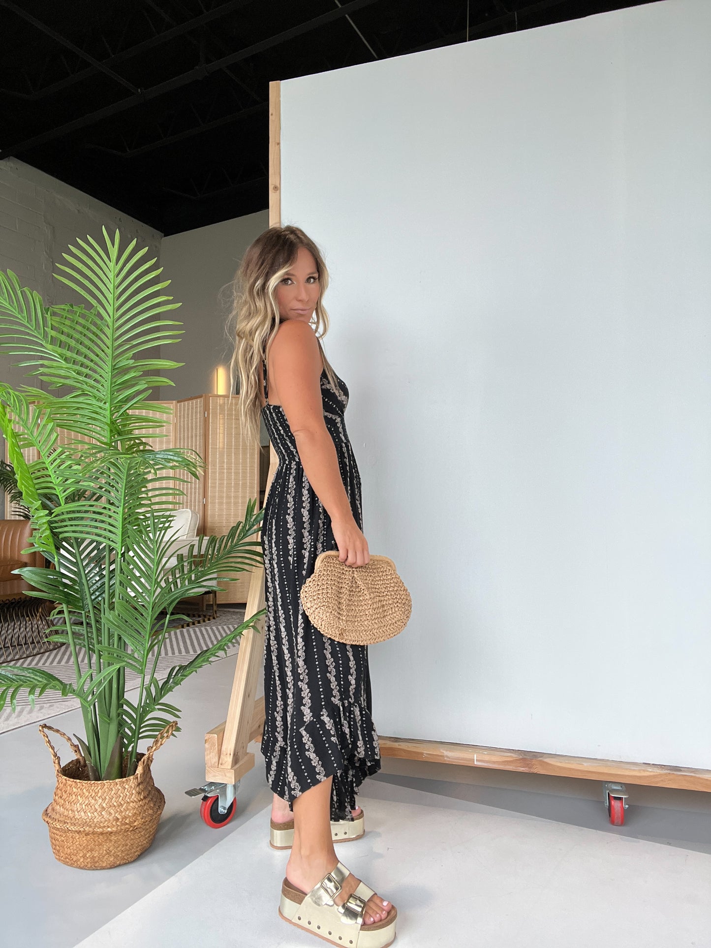 Bohemian Mermaid Jumpsuit Black