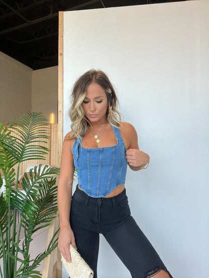 Jenny From the Block Denim Top