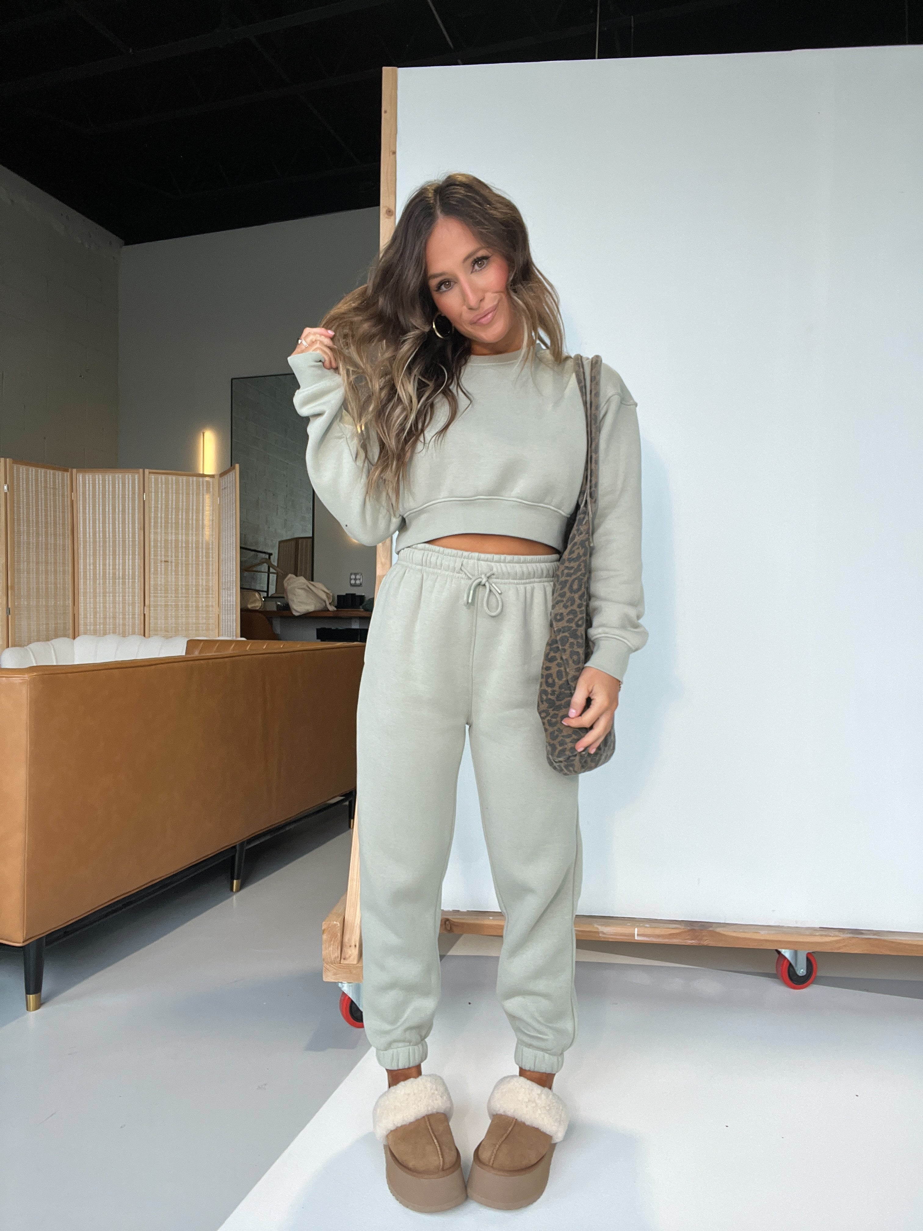 Fleece Dreams Lounge Joggers Marsh