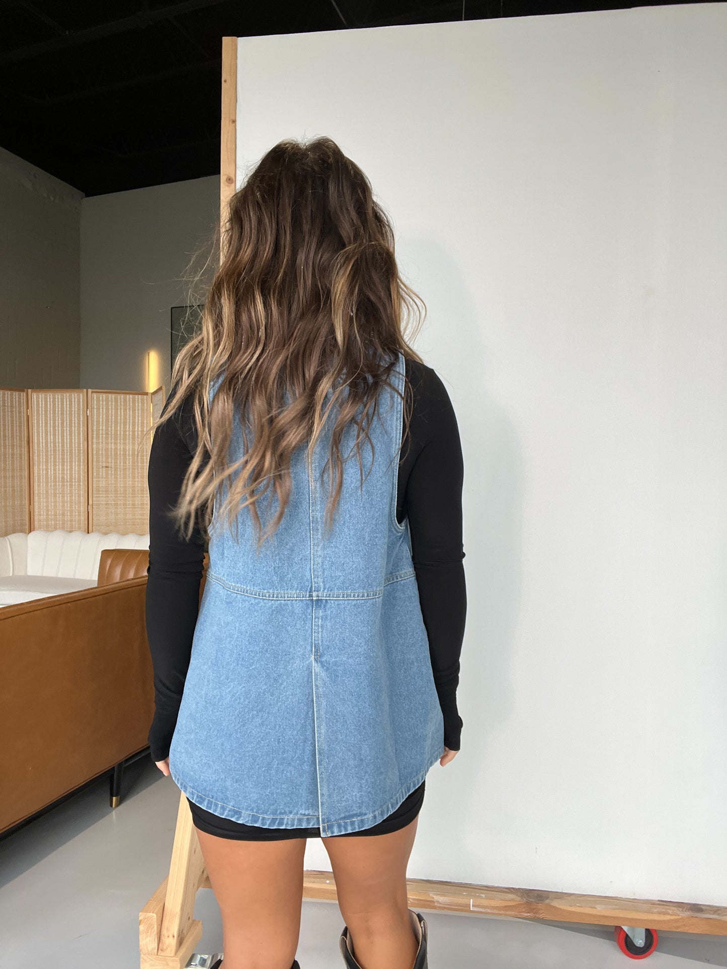 Montana Oversized Denim Vest