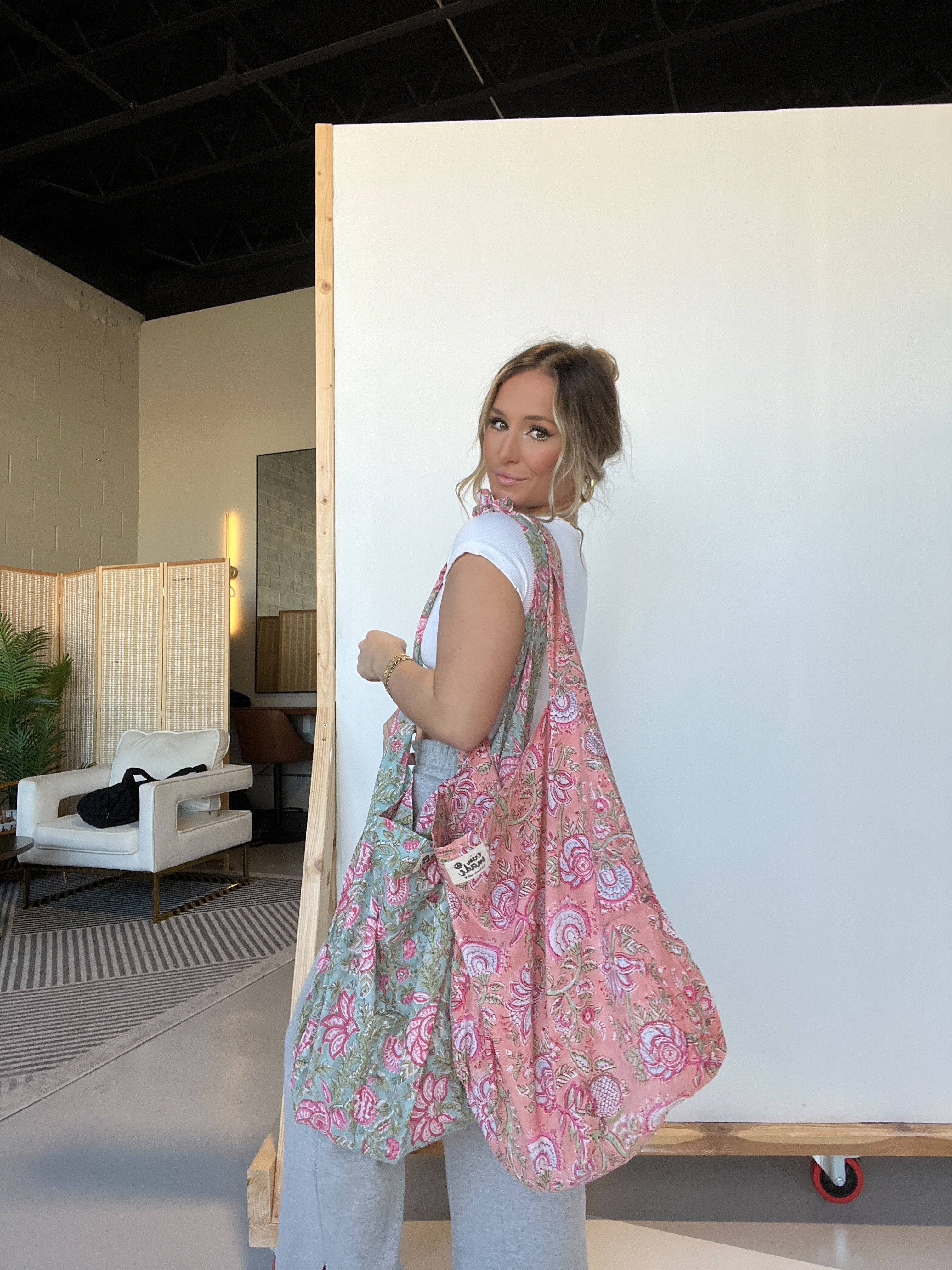Arie Boho Sling Bag Peach