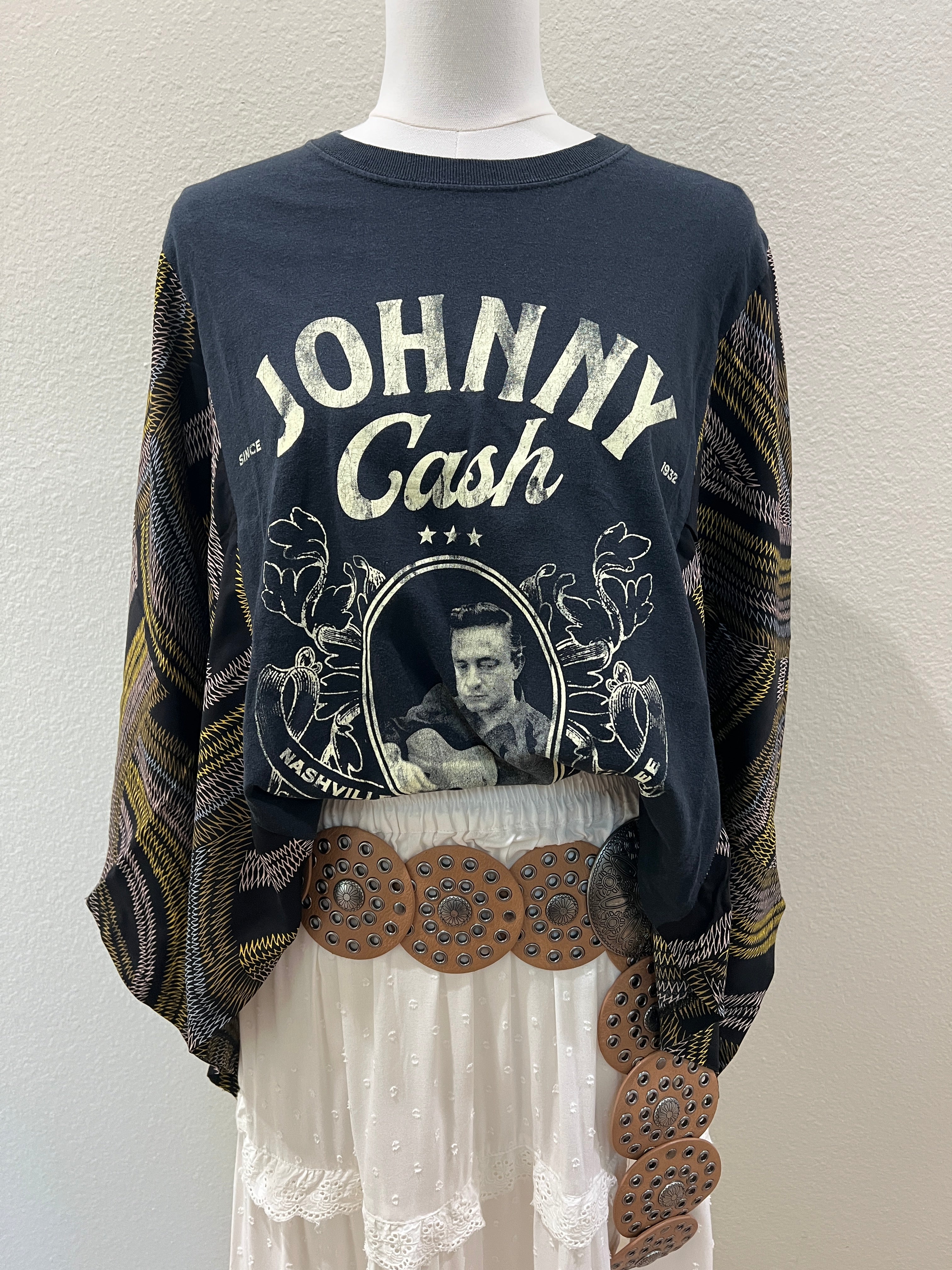 Johnny Cash Mix & Match Tee Black Multi