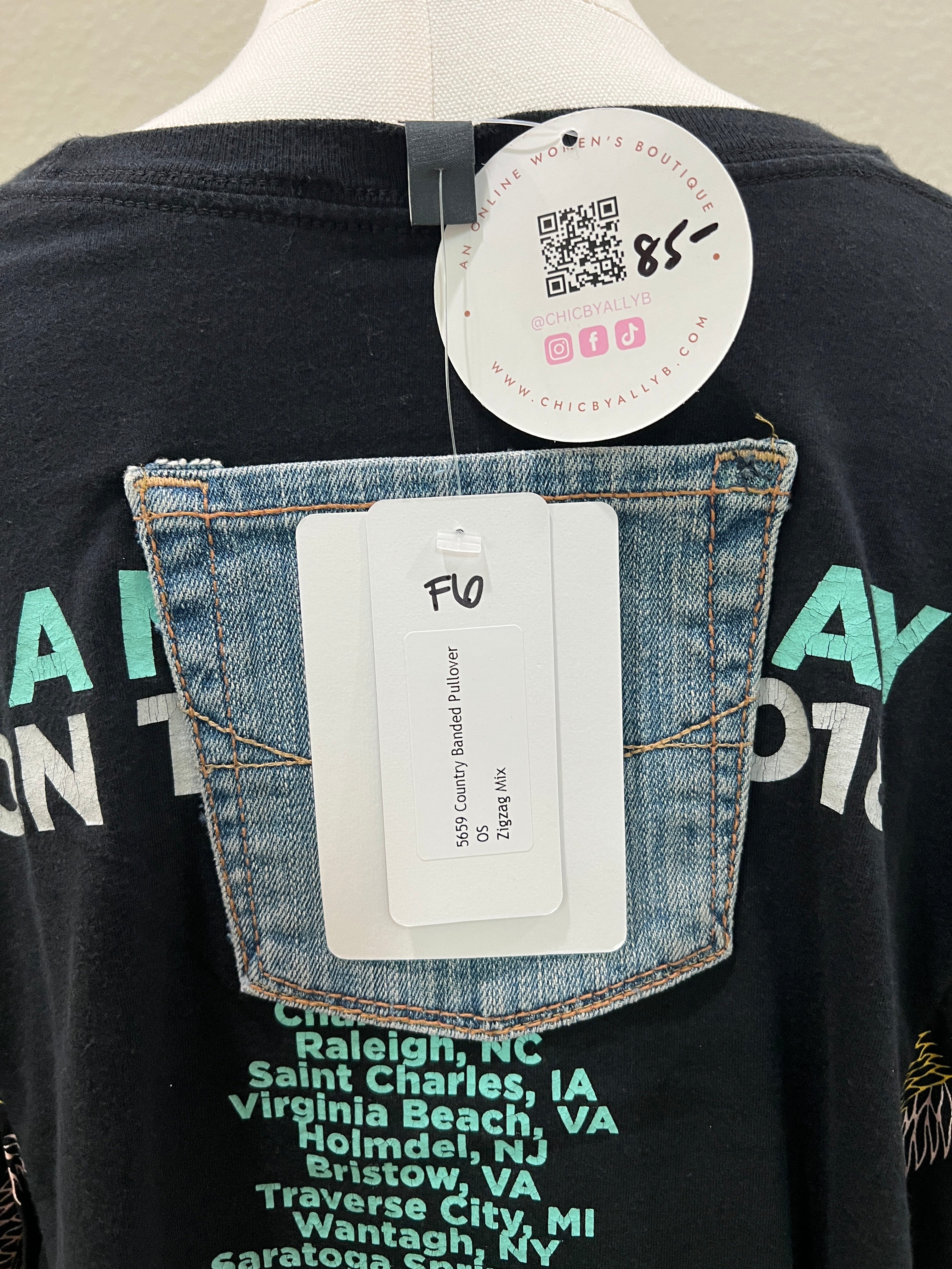 Dan & Shay Mix & Match Tee Black Multi