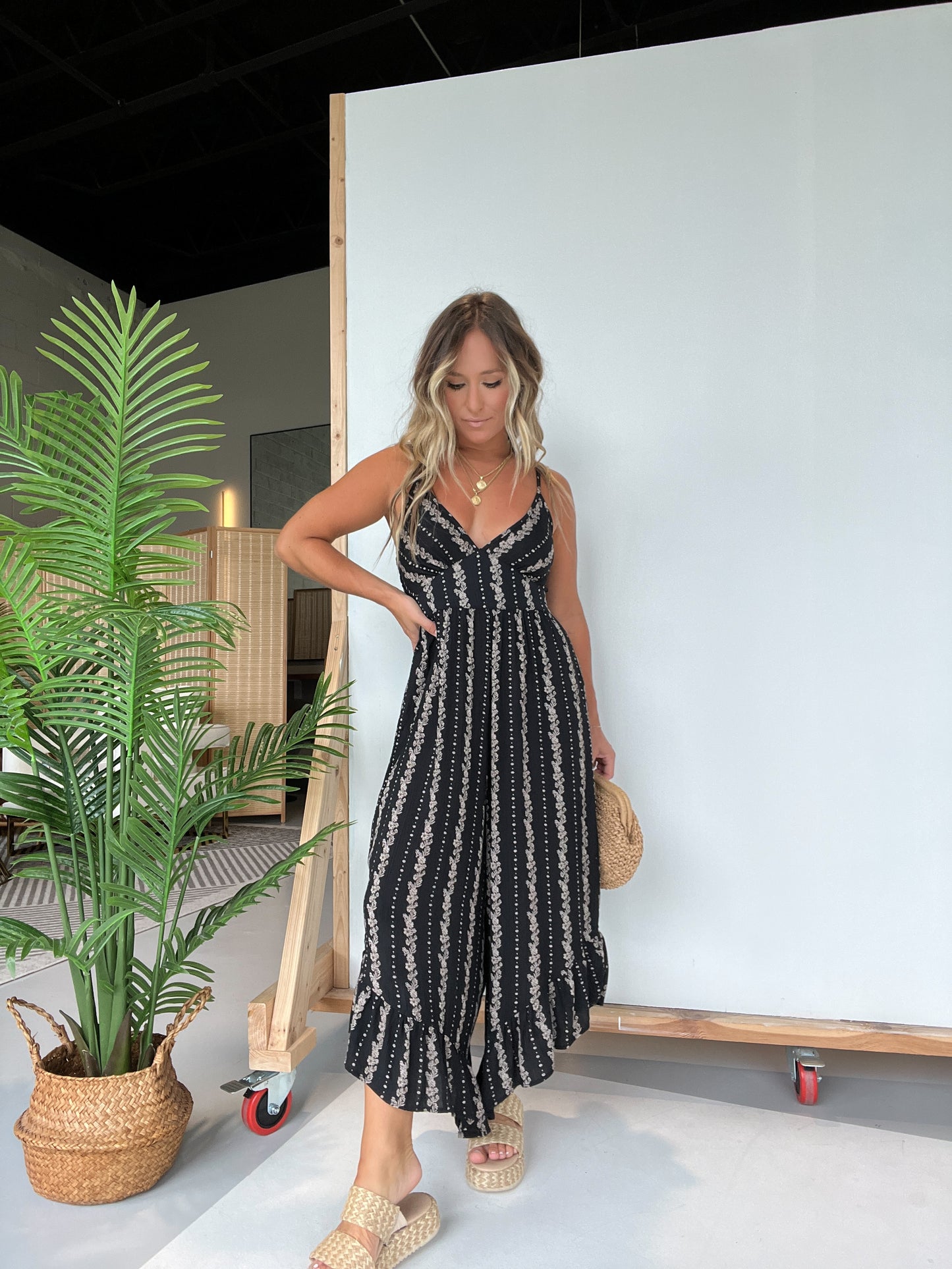 Bohemian Mermaid Jumpsuit Black