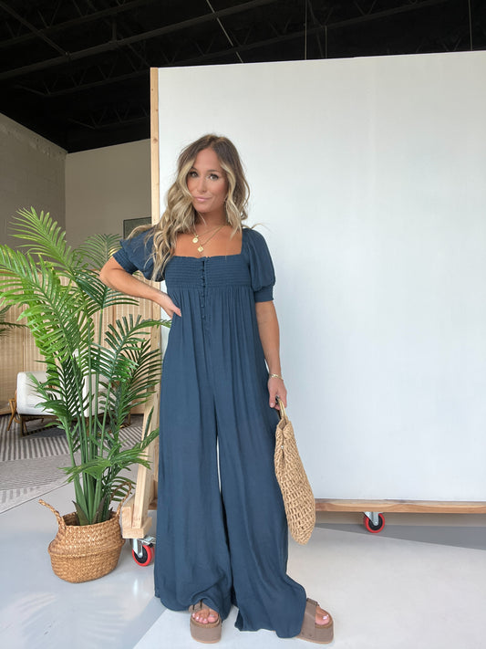 Made For This Jumpsuit Navy
