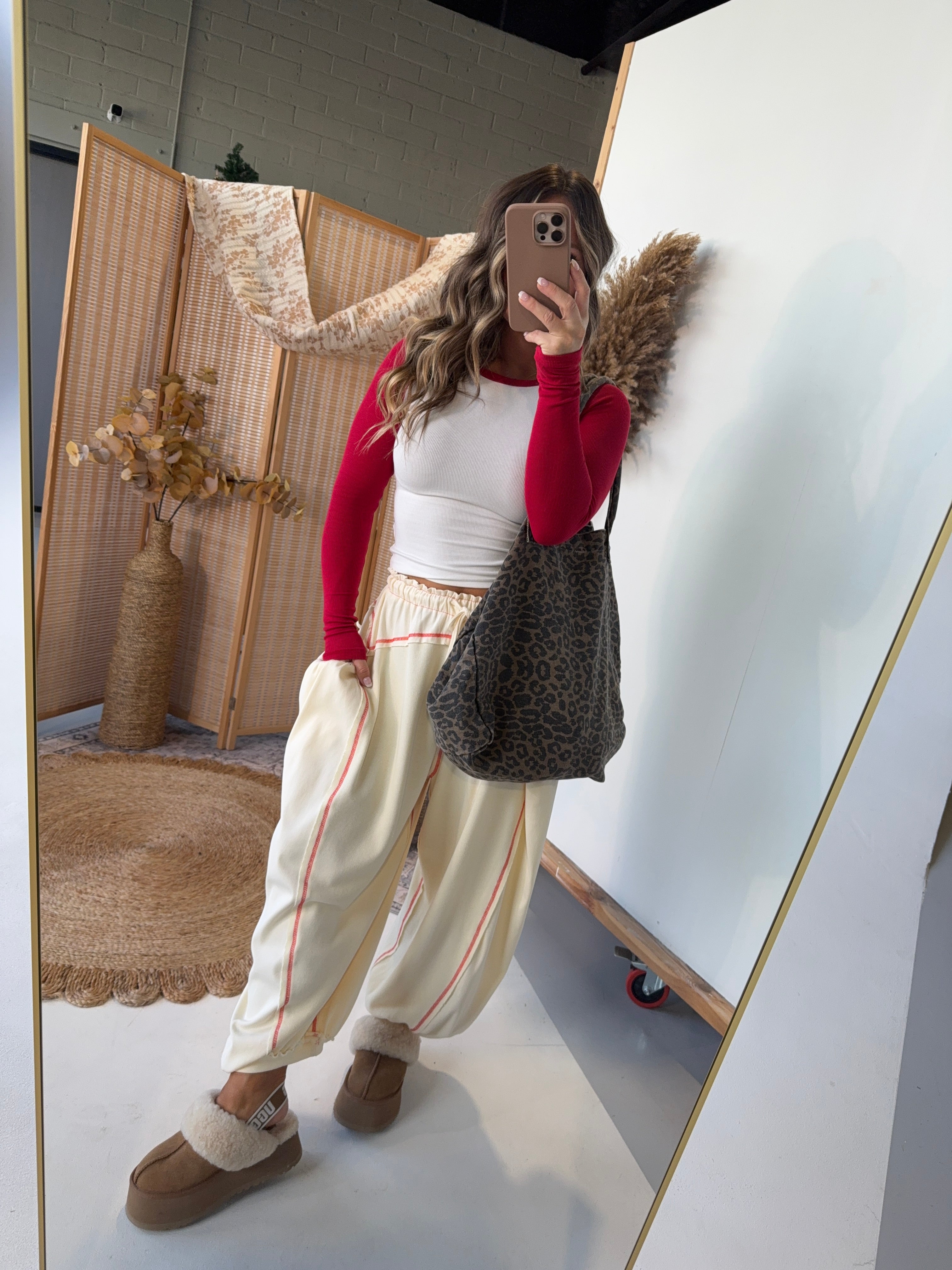 Soft Stay Lounge Pants Natural