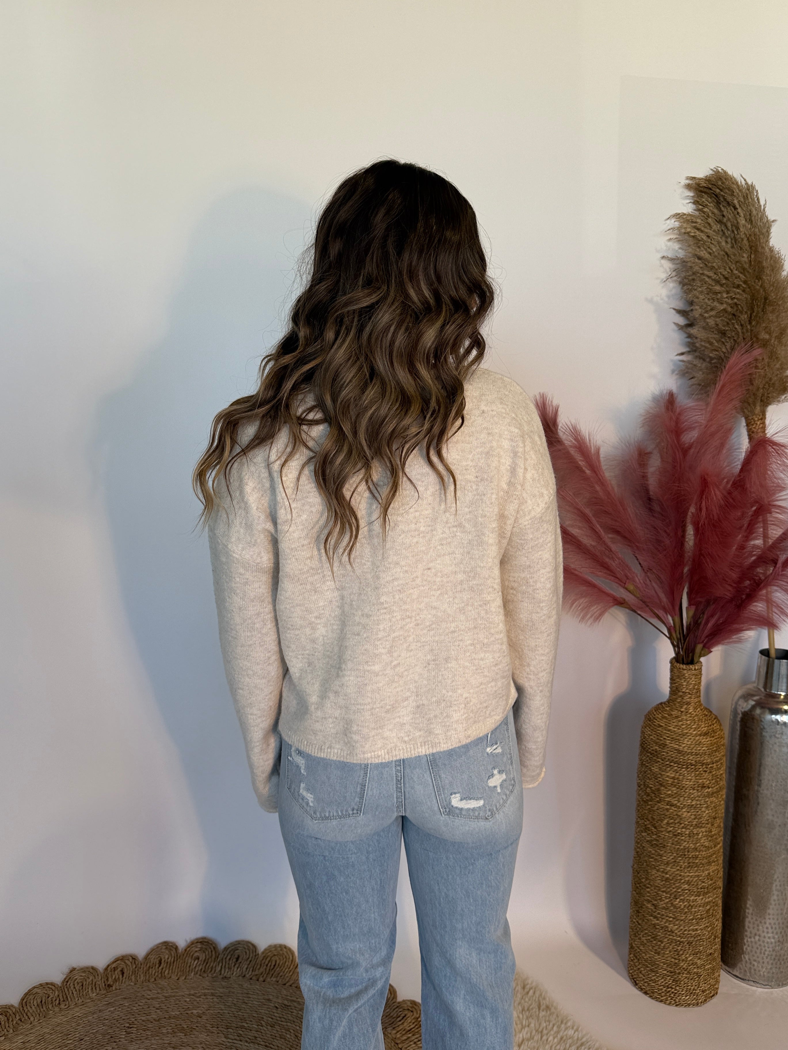 February Winds Cardigan Oatmeal
