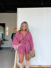Load image into Gallery viewer, ROSEWOOD PAISLEY ROMPER PINK
