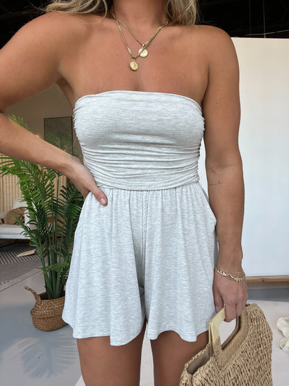 Florida Casual Romper Grey