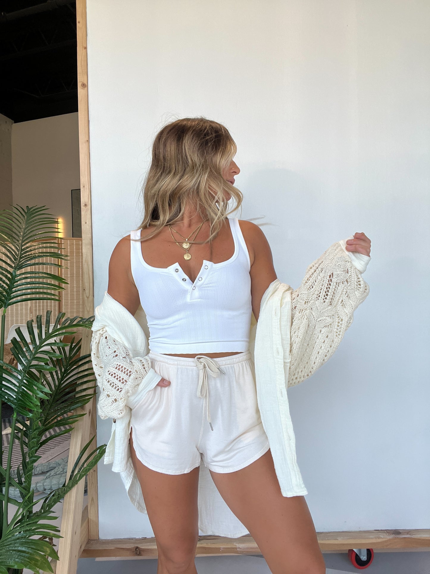Stay the Night Lounge Shorts Buttermilk