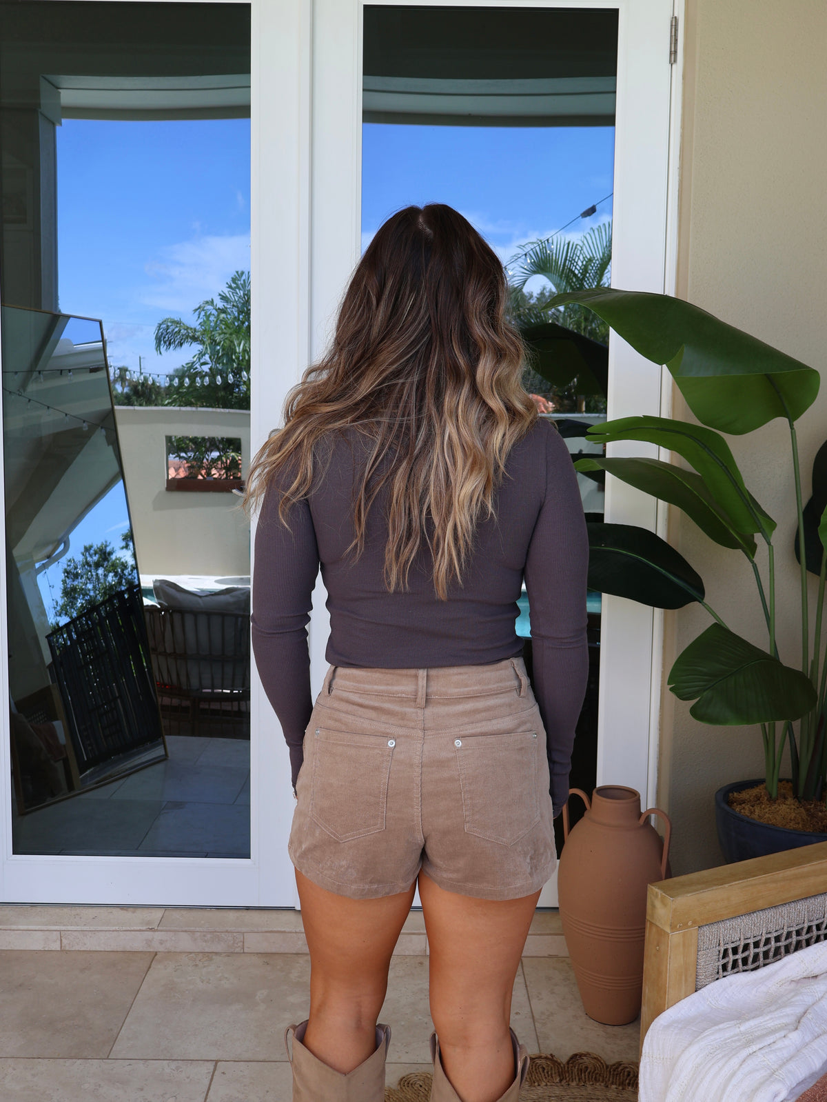 For the Season Long Sleeve Charcoal