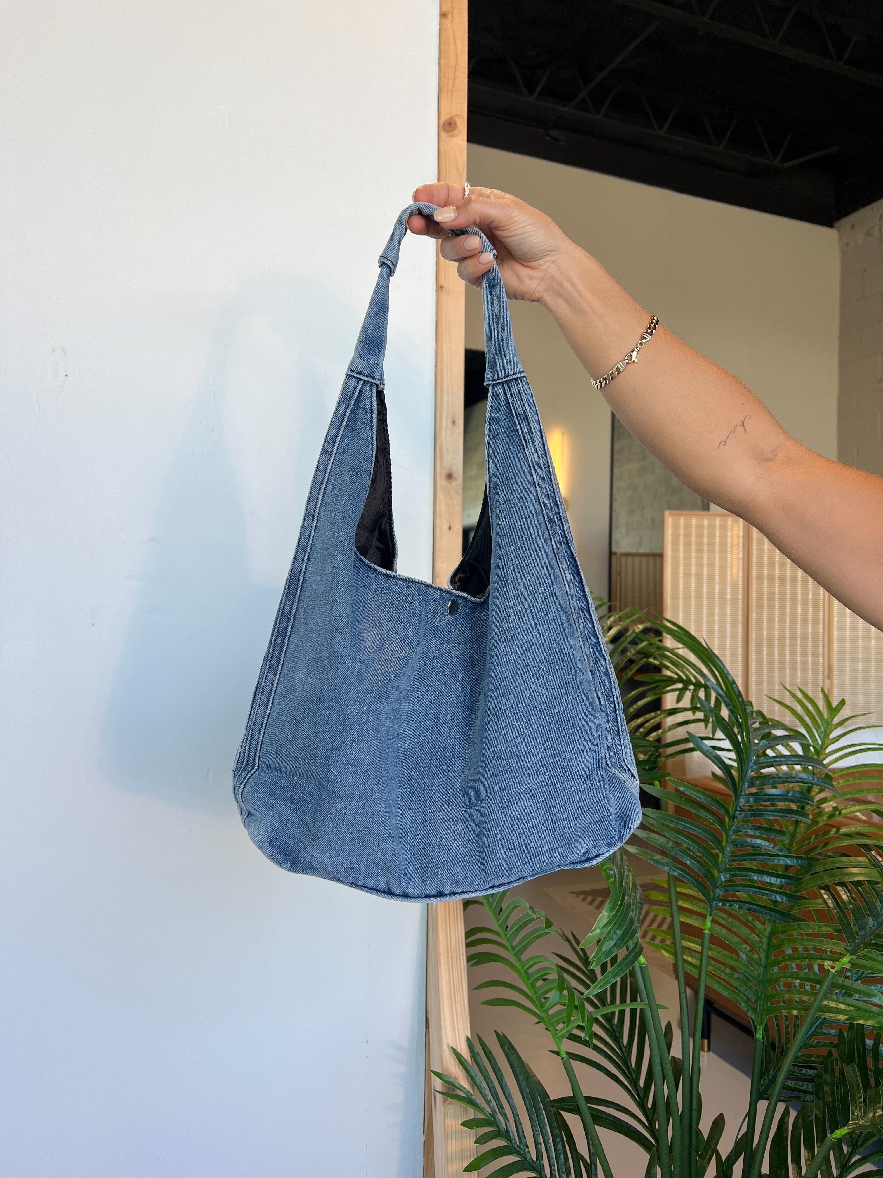 Denim Dreamer Hobo Bag Light Blue