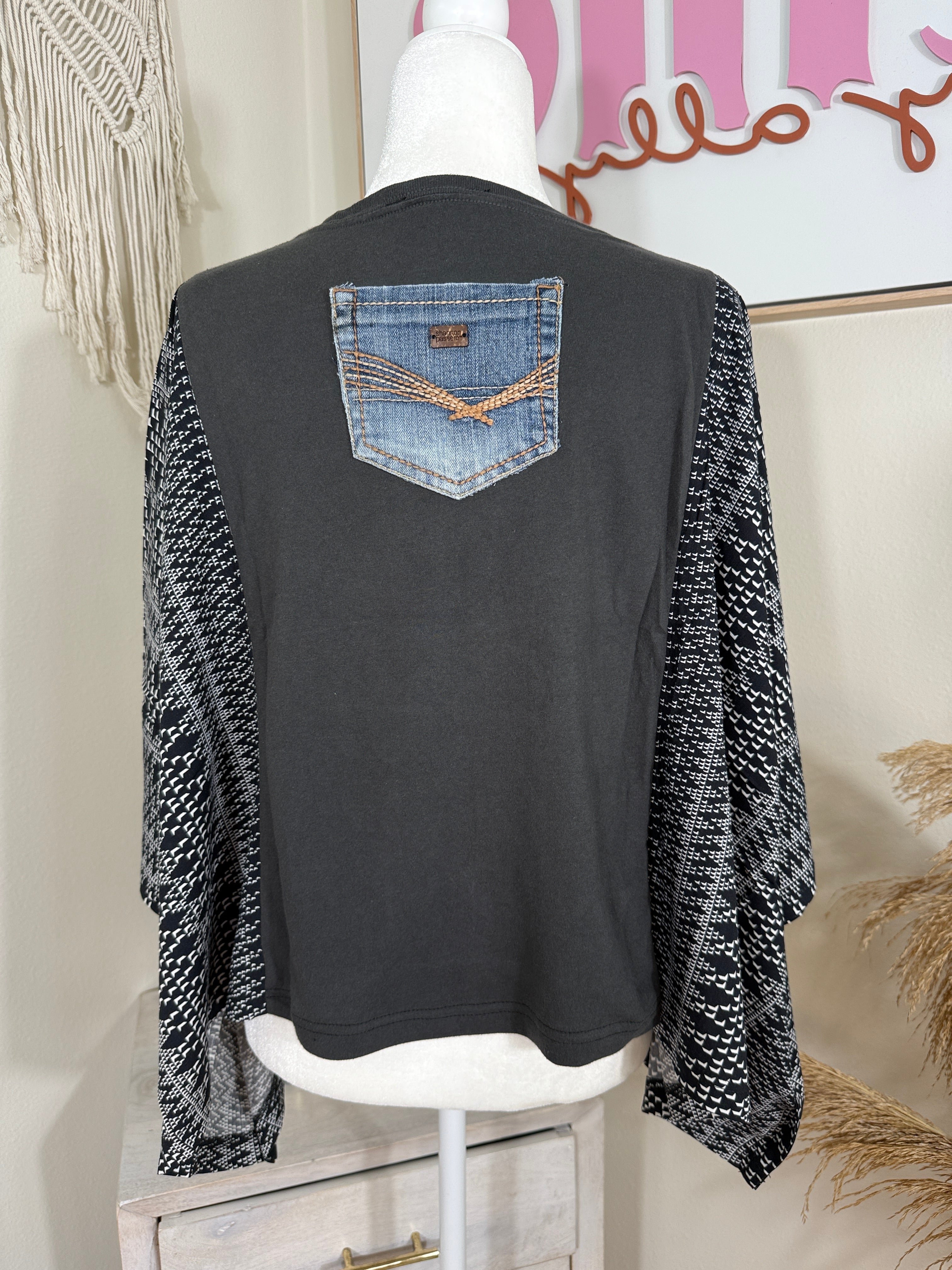 Bob Marley Mix & Match Tee Grey Aztec