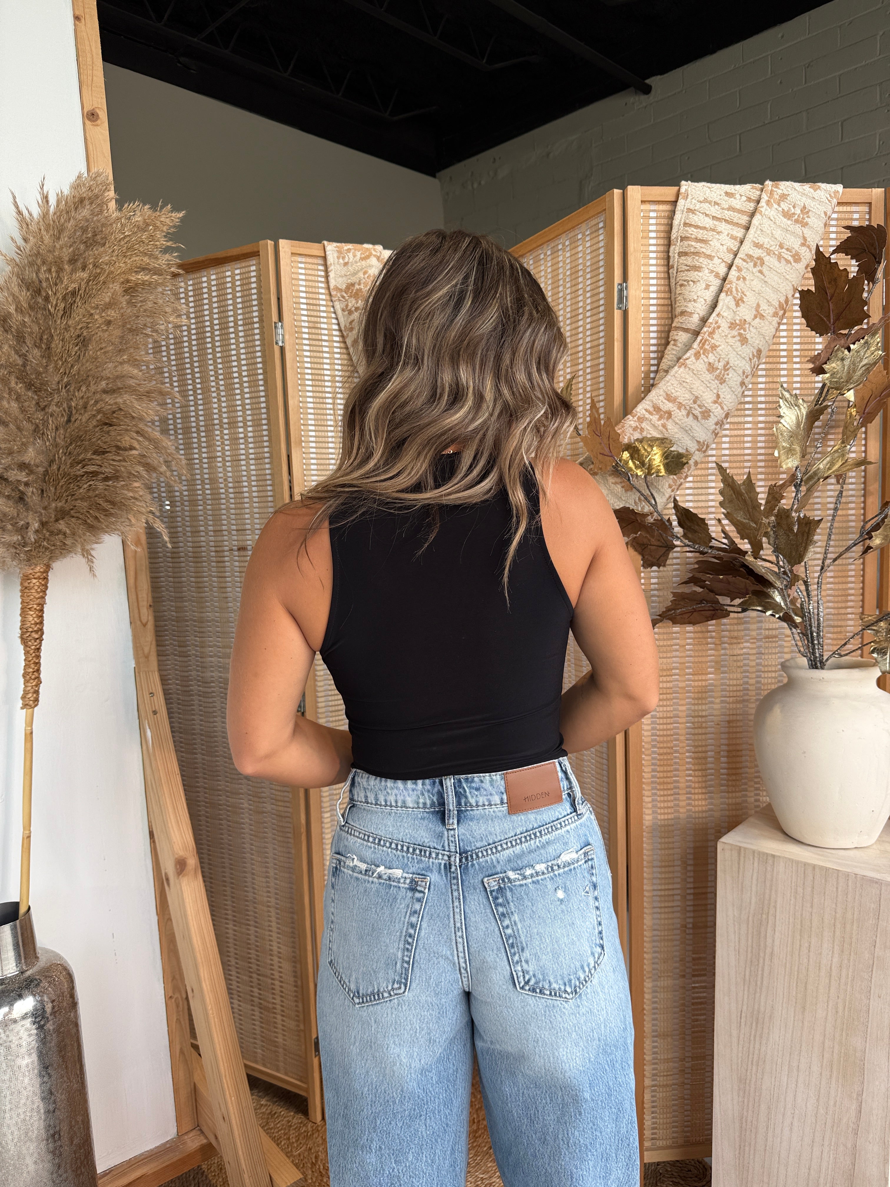 Out On the Town Plunge Tank Black
