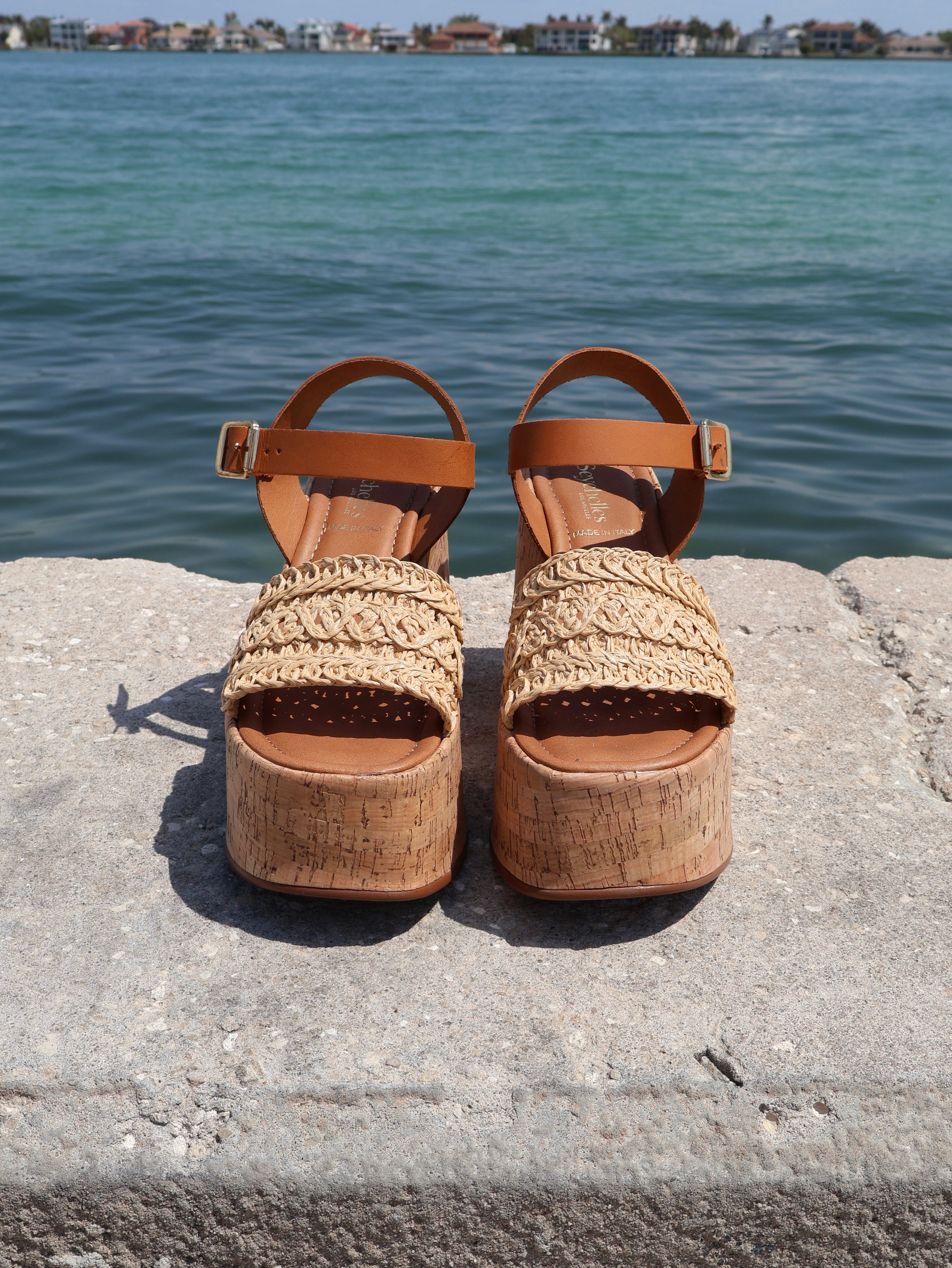 Willow Wedges Cork Natural/Tan