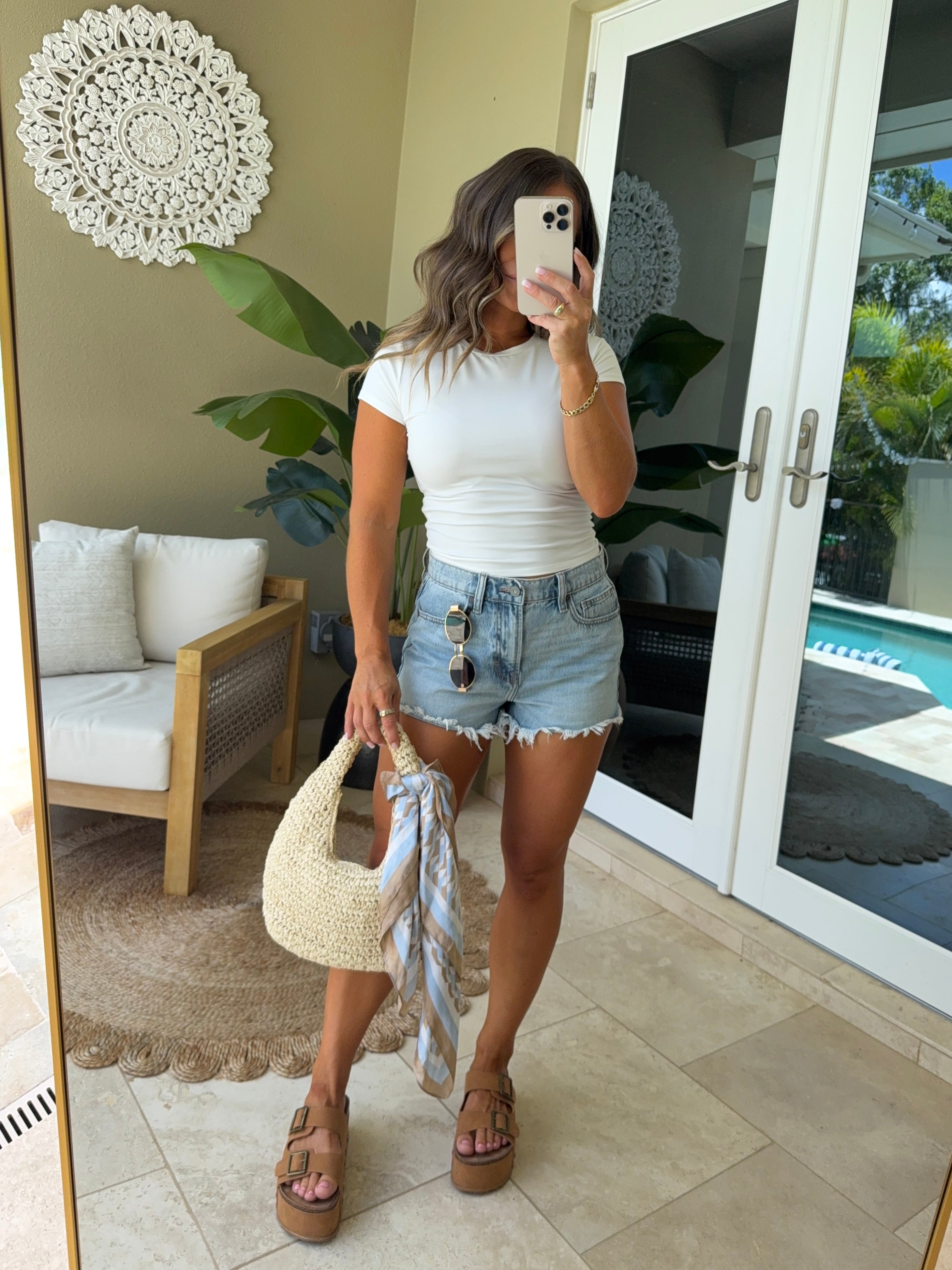 Harper Basic Baby Tee White