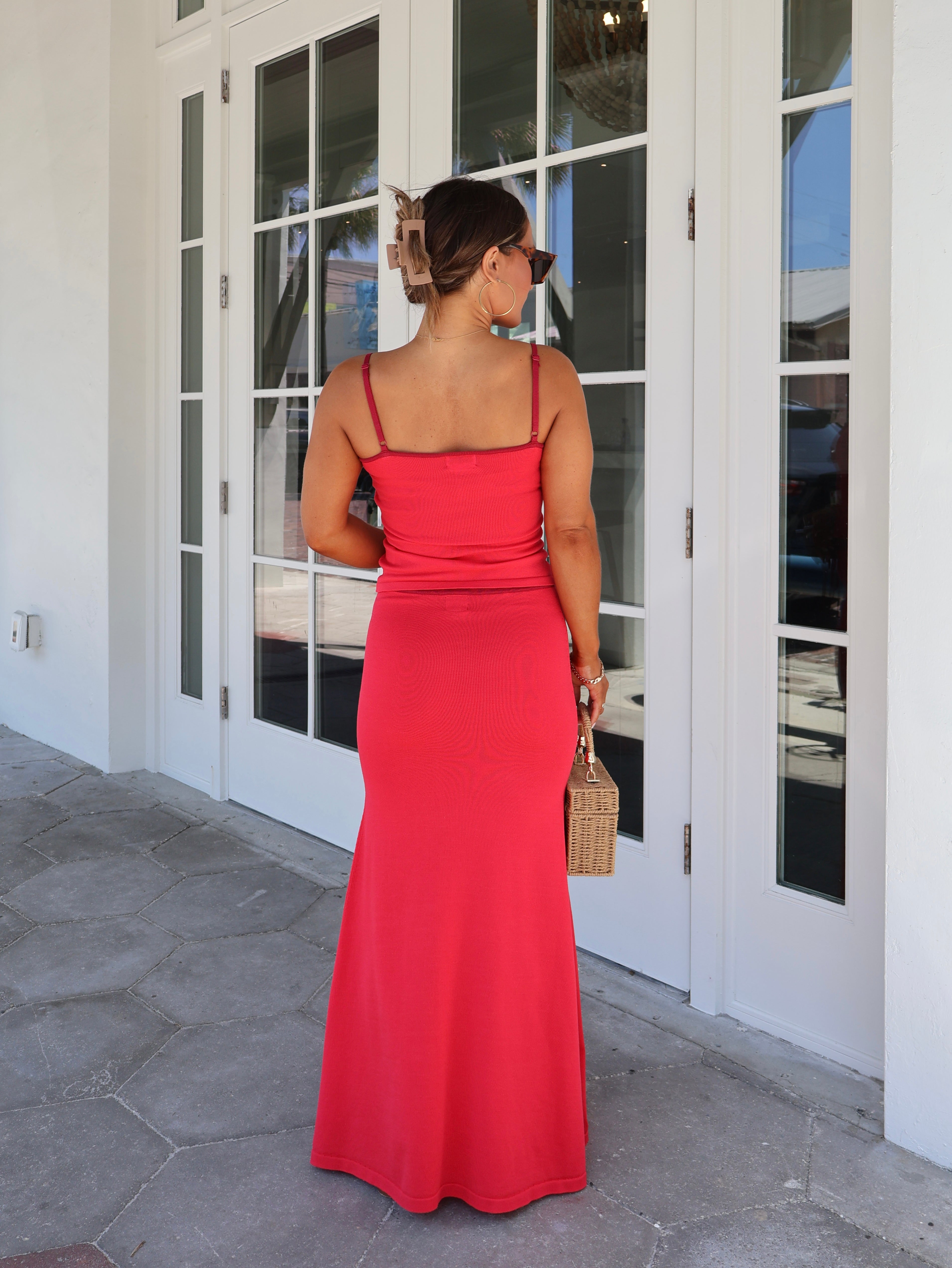 Vivid Dreams Piped Set Red