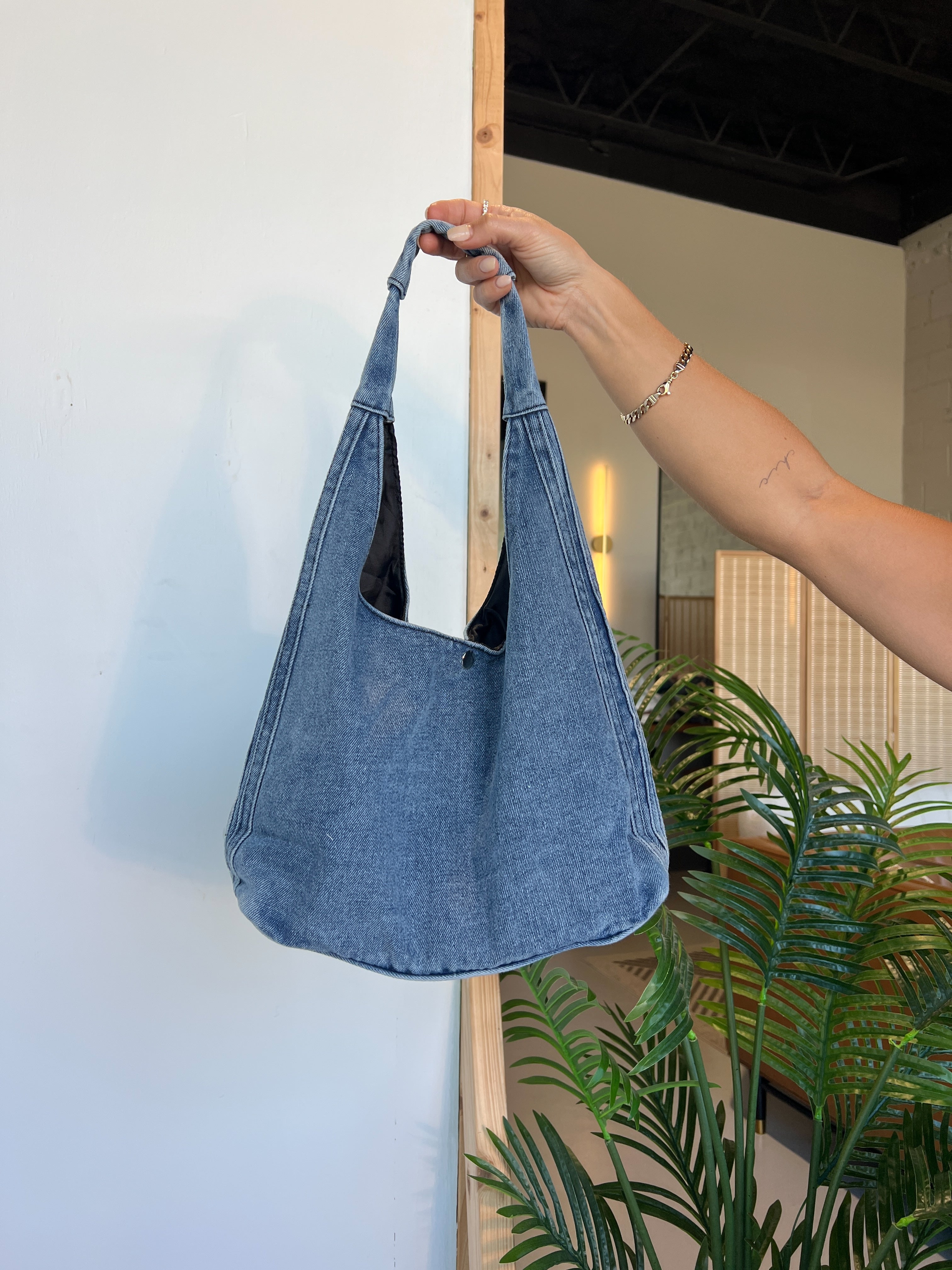 Denim Dreamer Hobo Bag Light Blue
