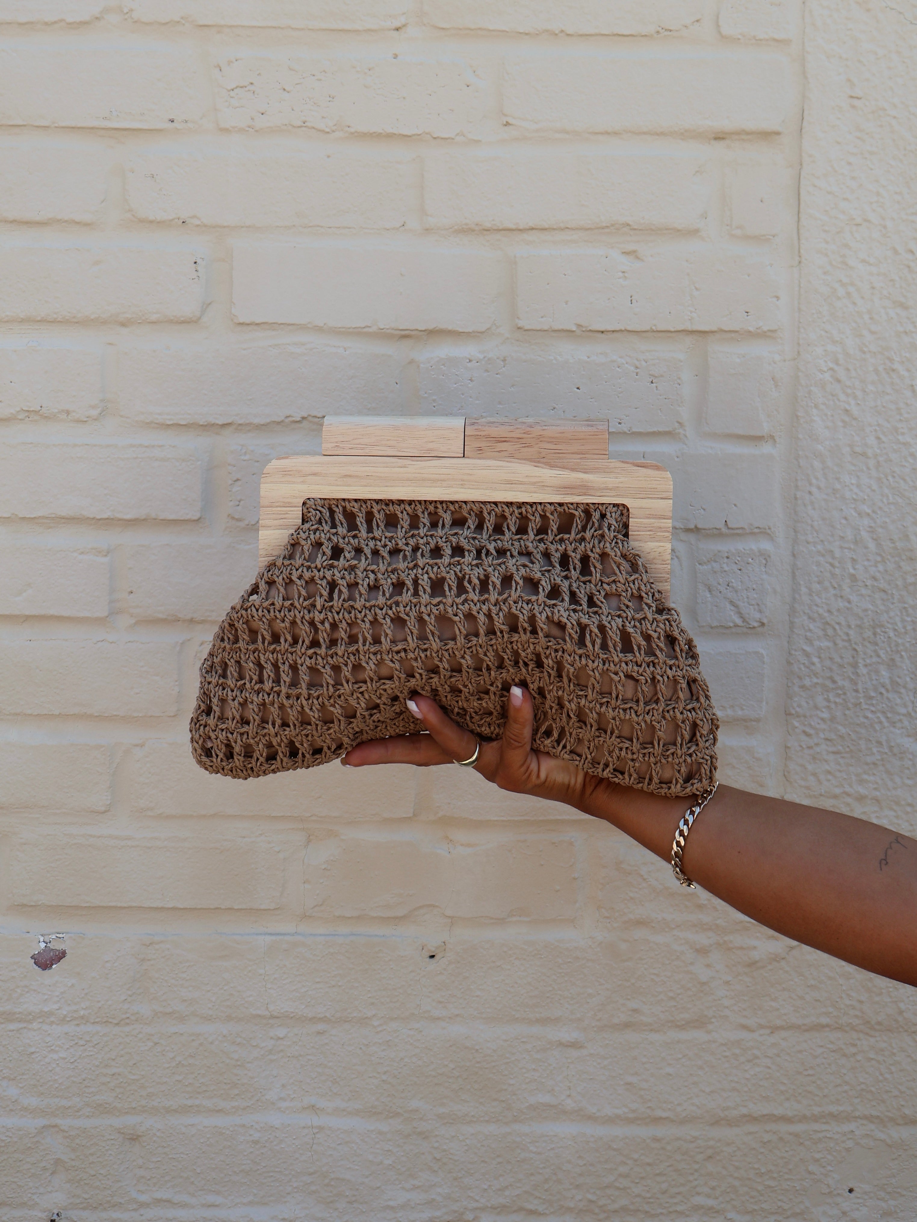 Taylor Braided Clutch