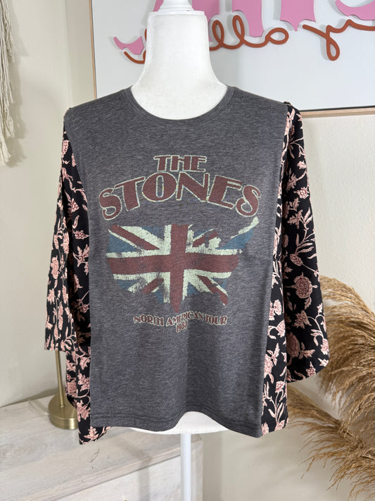 Rolling Stones Mix & Match Grey Floral