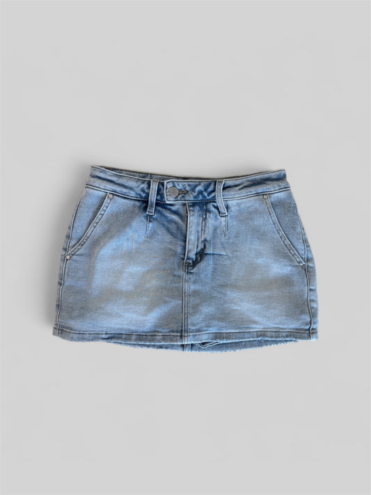 Summer Love Mini Skort Light Denim