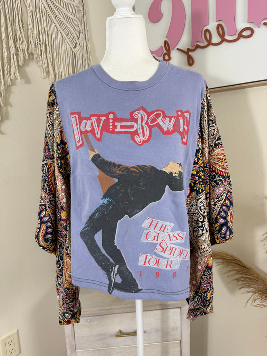 Bowie Mix & Match Tee Blue Floral